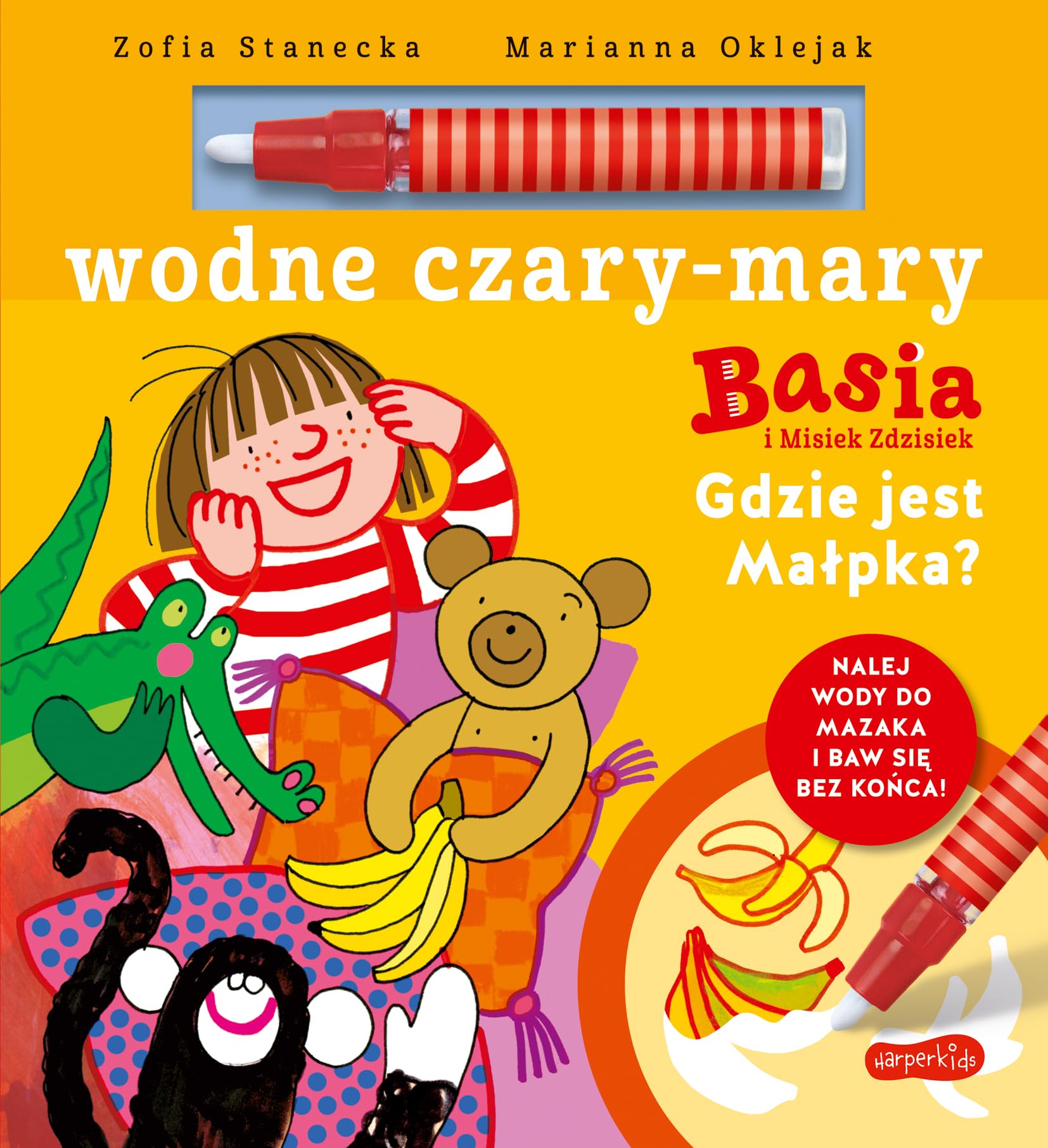 Basia i Misiek Zdzisiek Gdzie jest Małpka? Wodne czary-mary Books
