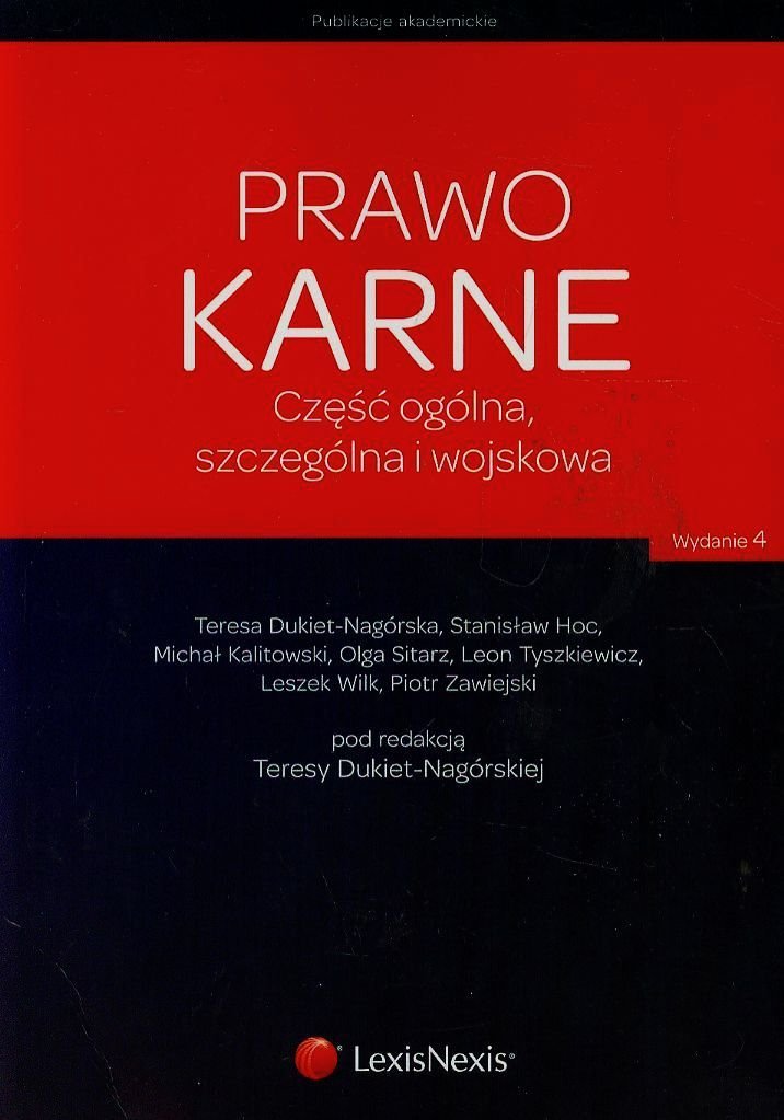 Prawo karne Część ogólna szczególna i wojskowa book