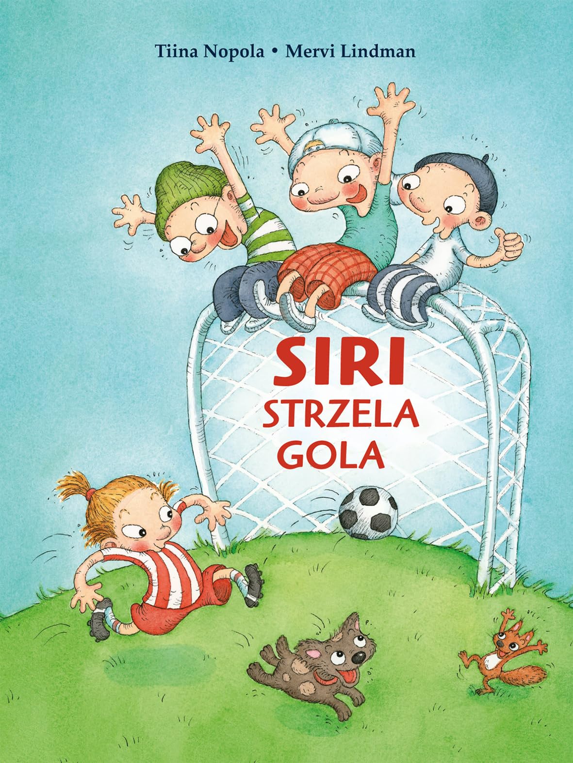Siri strzela gola Books