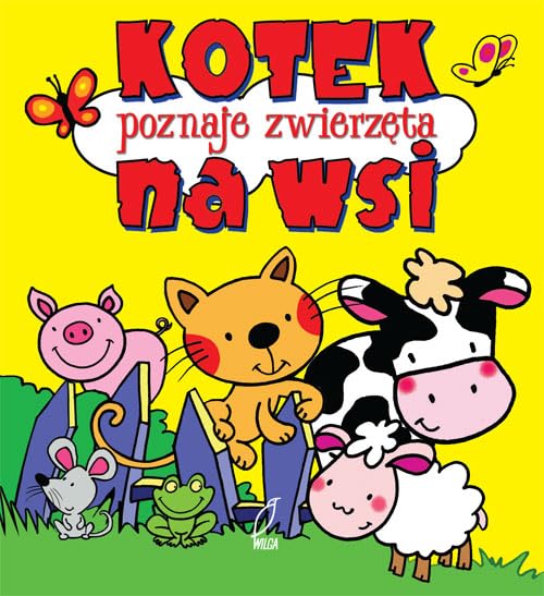 Kotek poznaje zwierzeta na wsi book