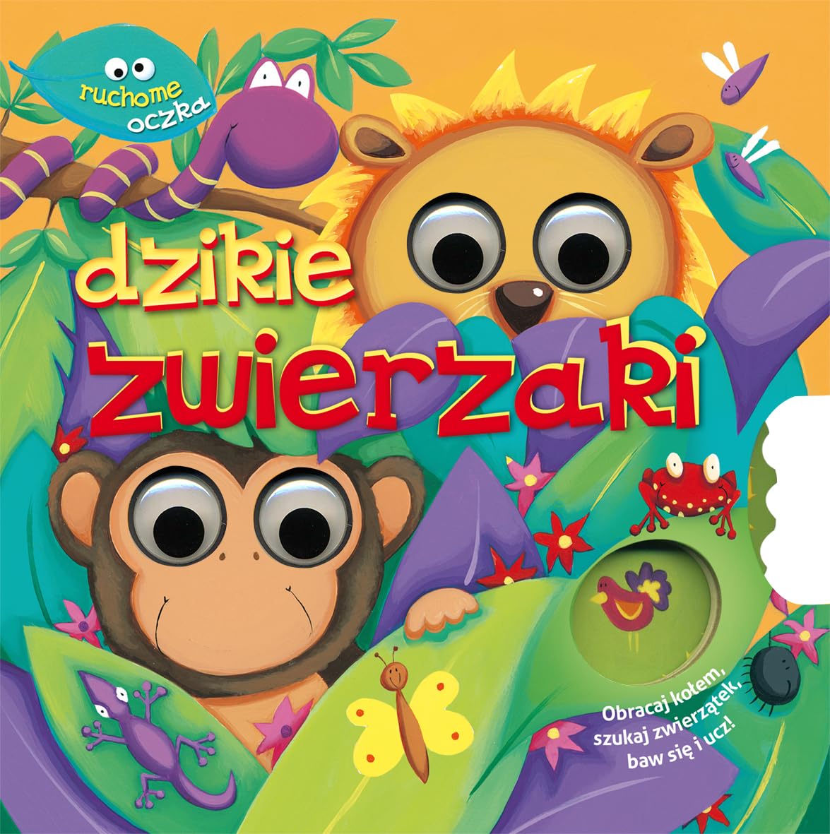 Dzikie zwierzaki Ruchome oczka Books