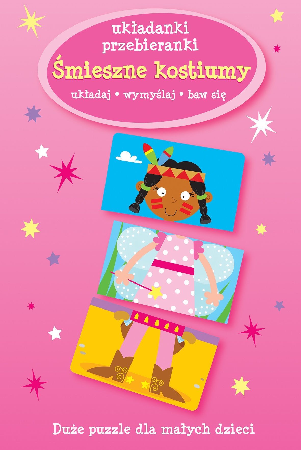 Śmieszne kostiumy Układanki-przebieranki book