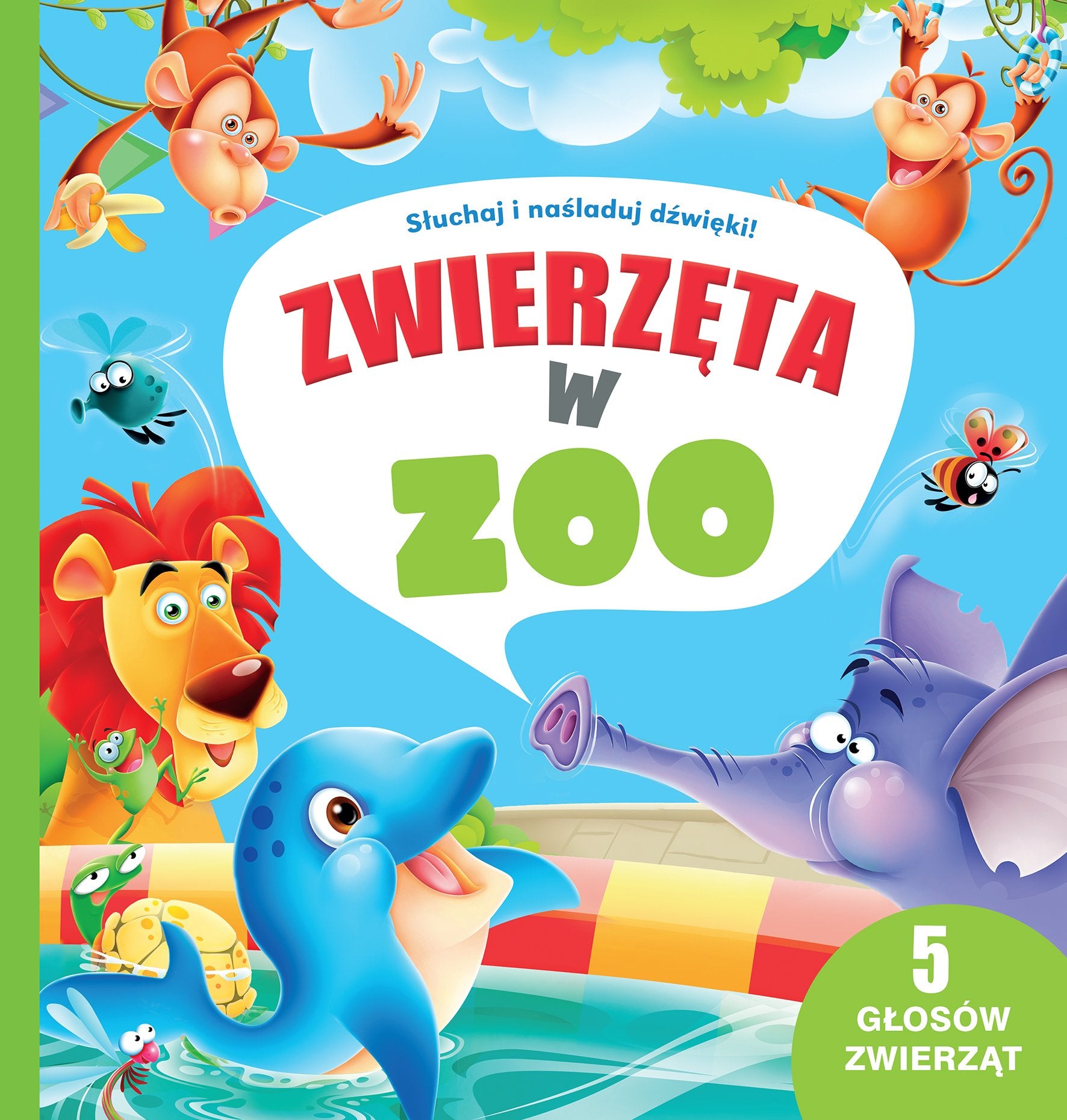 5 glosow zwierzat Zwierzeta w ZOO Study Guides