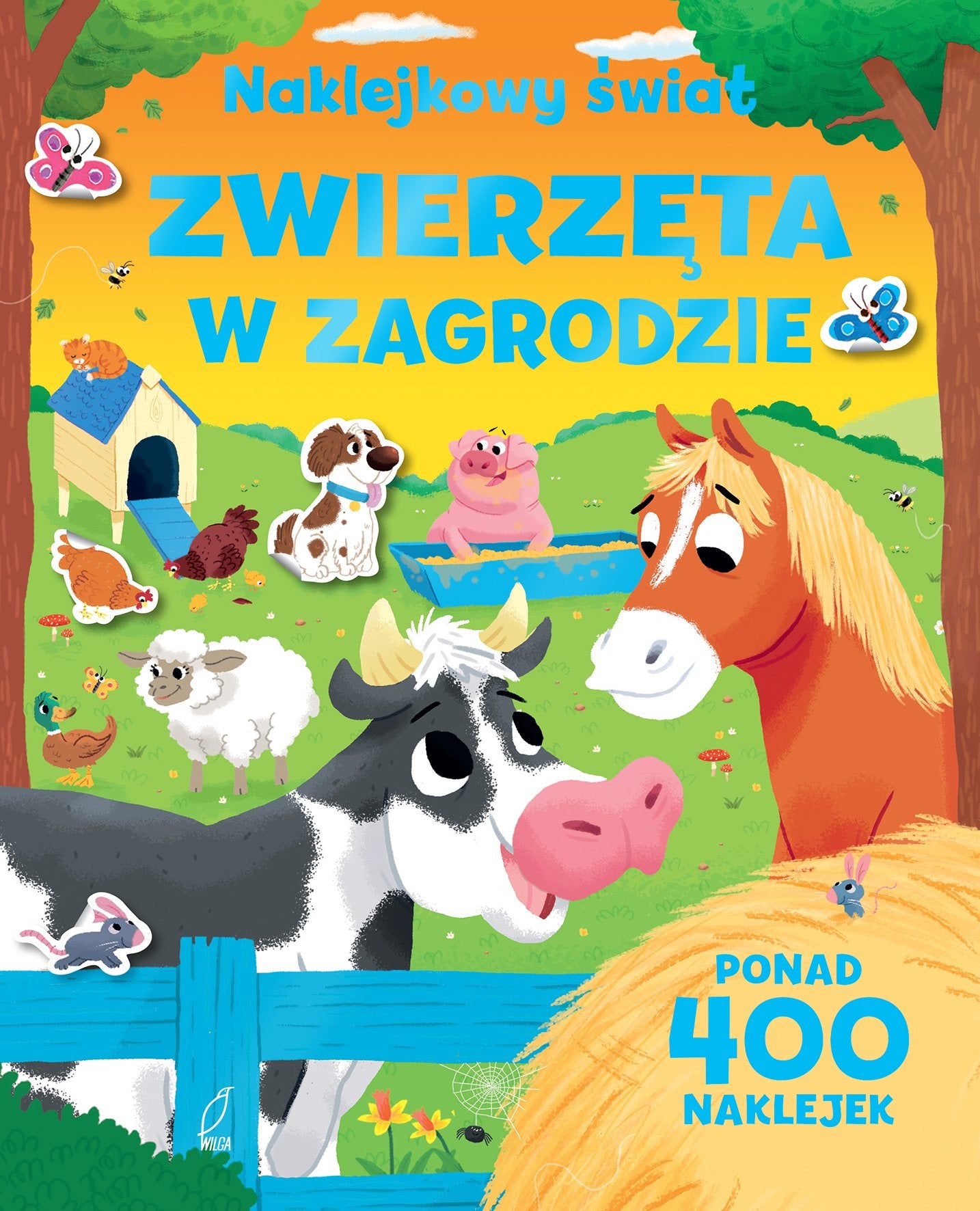 Naklejkowy świat Zwierzęta w zagrodzie Books