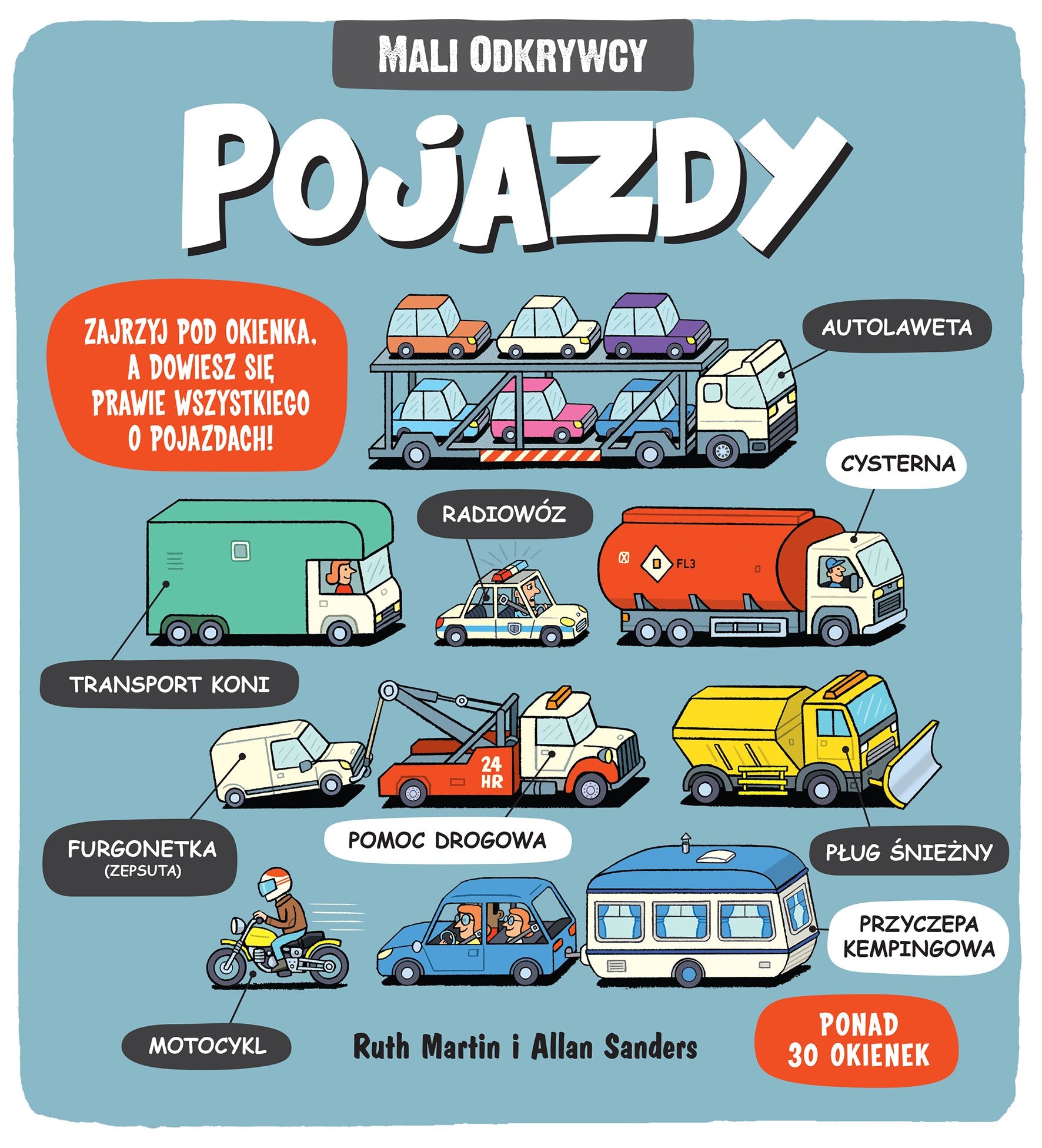 Mali odkrywcy Pojazdy Books
