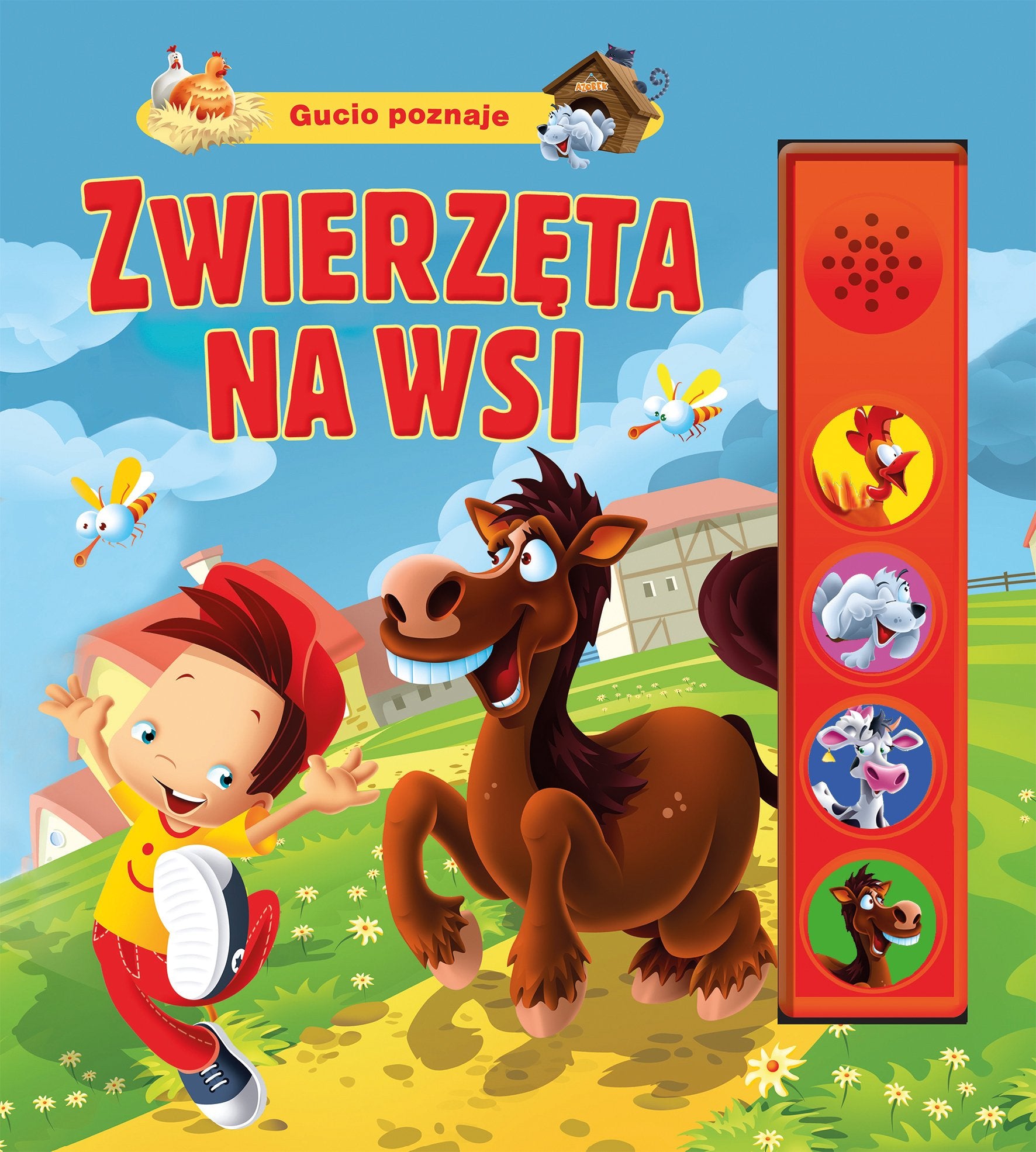 Gucio poznaje zwierzęta na wsi Books