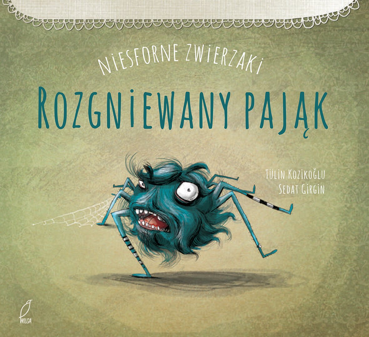 Niesforne zwierzaki Rozgniewany pajak book