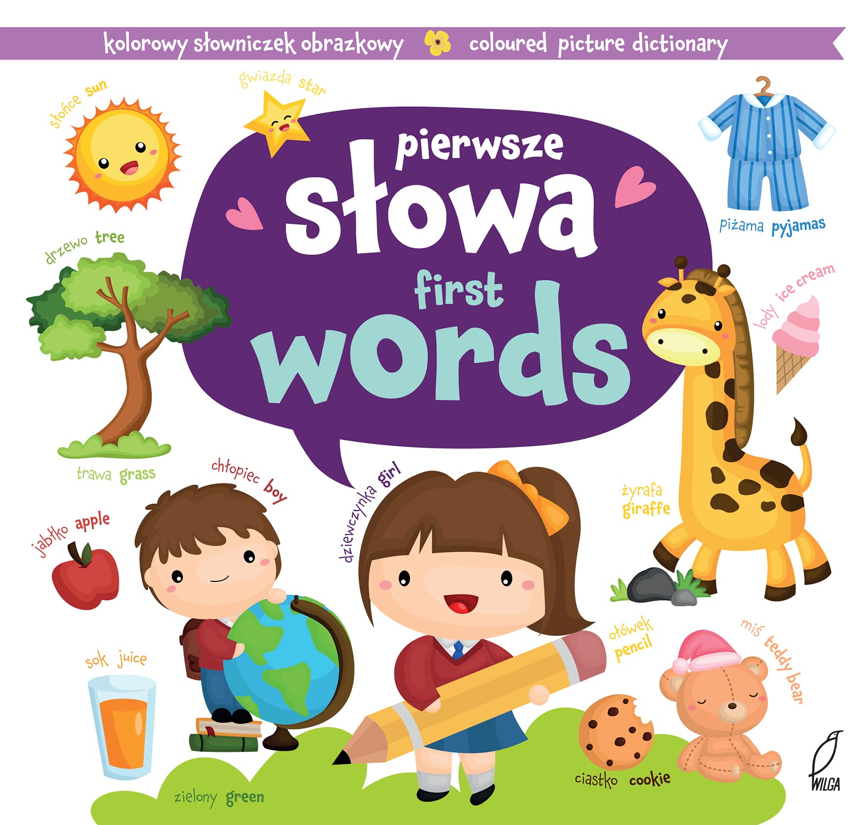 Pierwsze slowa Kolorowy slowniczek obrazkowy Books