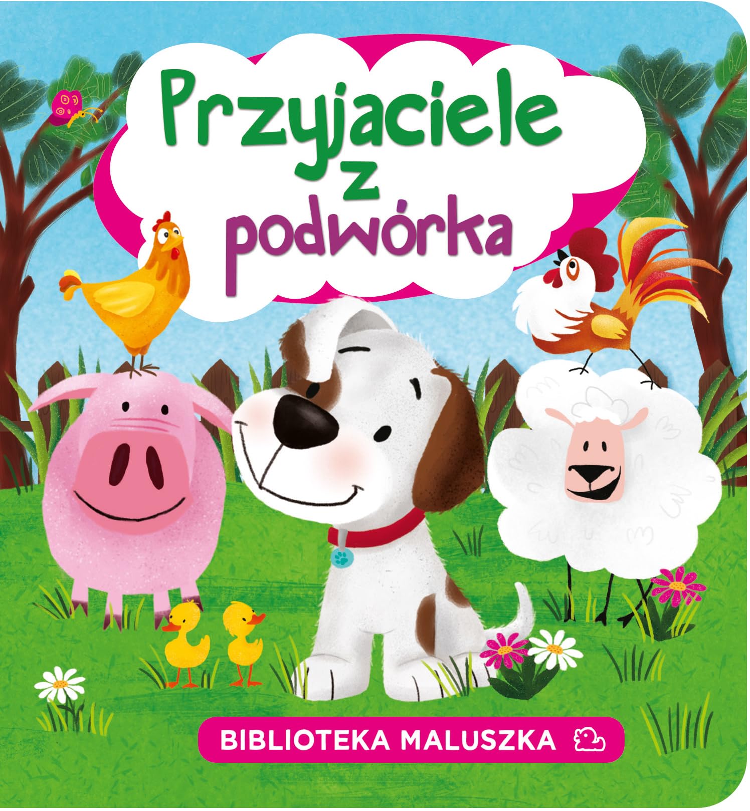 Przyjaciele z podwórka Biblioteka maluszka Books