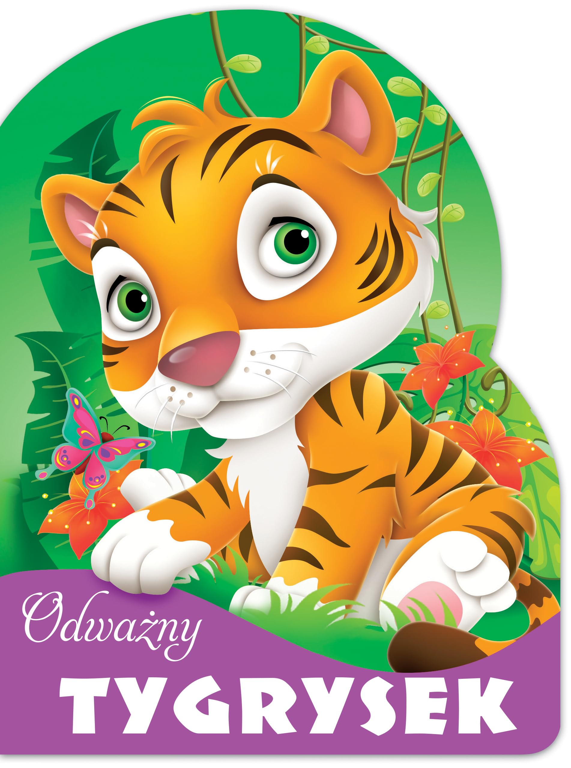 Odważny Tygrysek Wykrojnik book