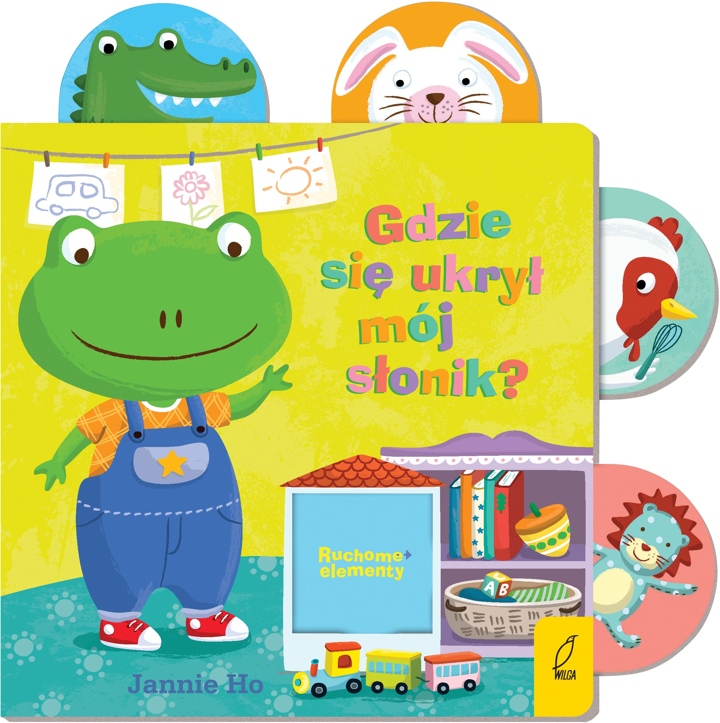 Ruchome elementy Gdzie sie ukryl moj slonik? book