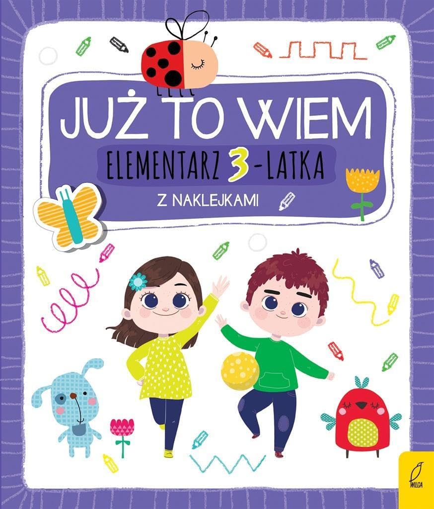 Już to wiem Elementarz 3-latka z naklejkami book