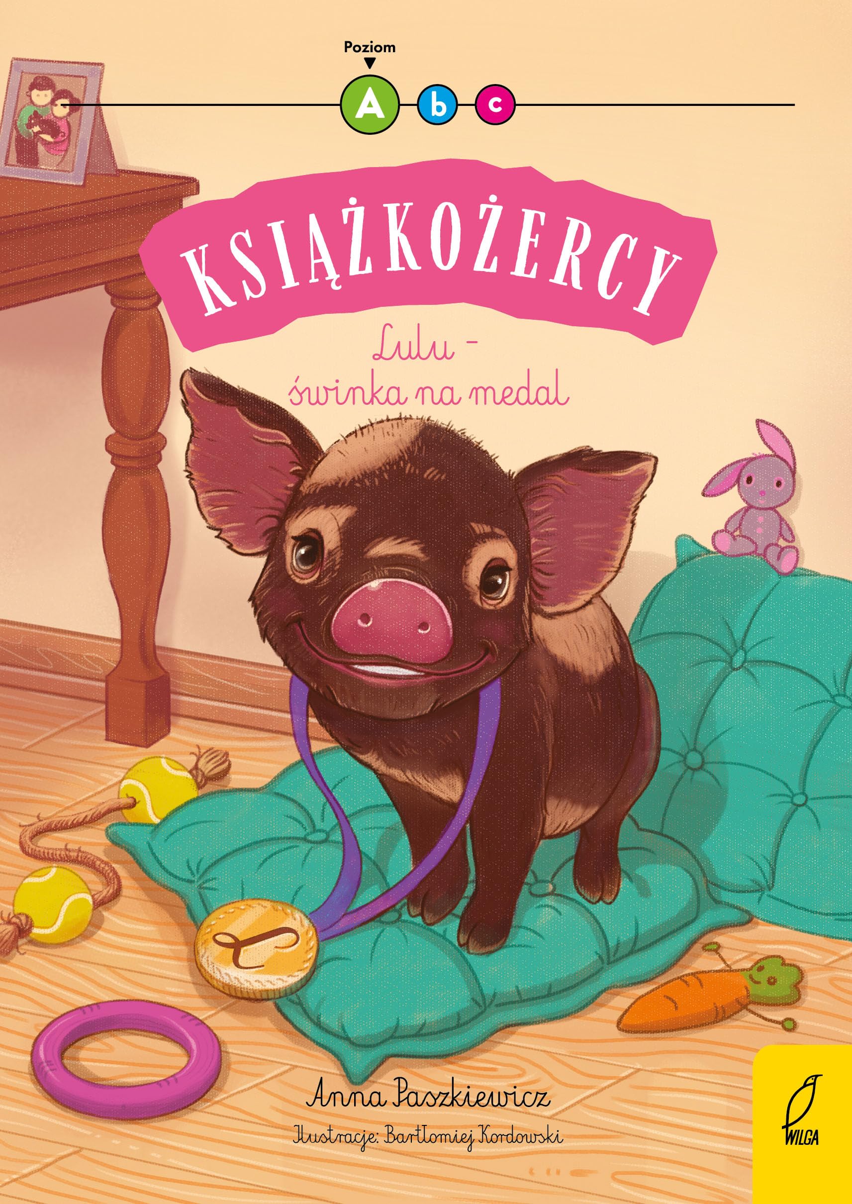 Książkożercy Lulu Świnka na medal Poziom A Books