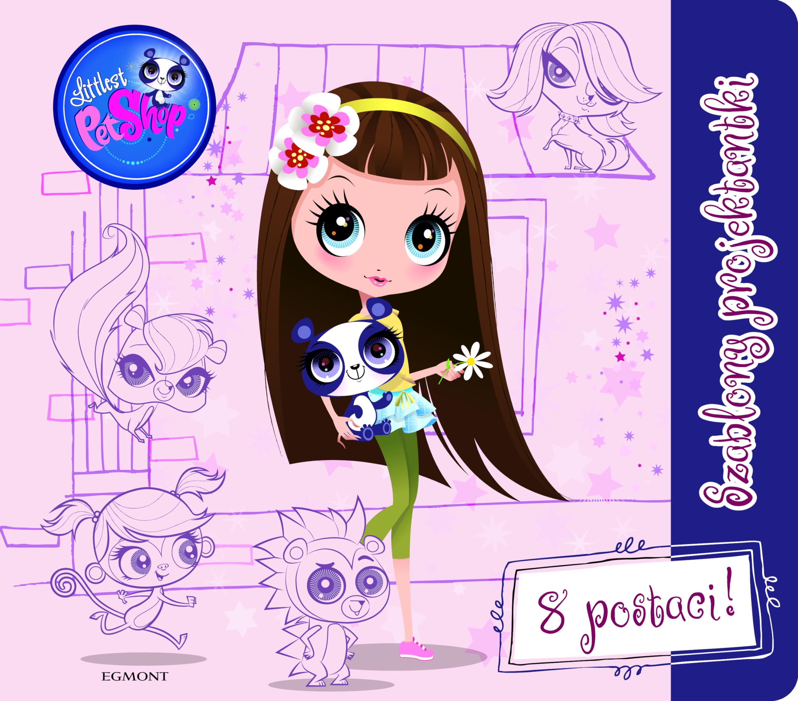 Szablony projektantki littlest pet shop tw book