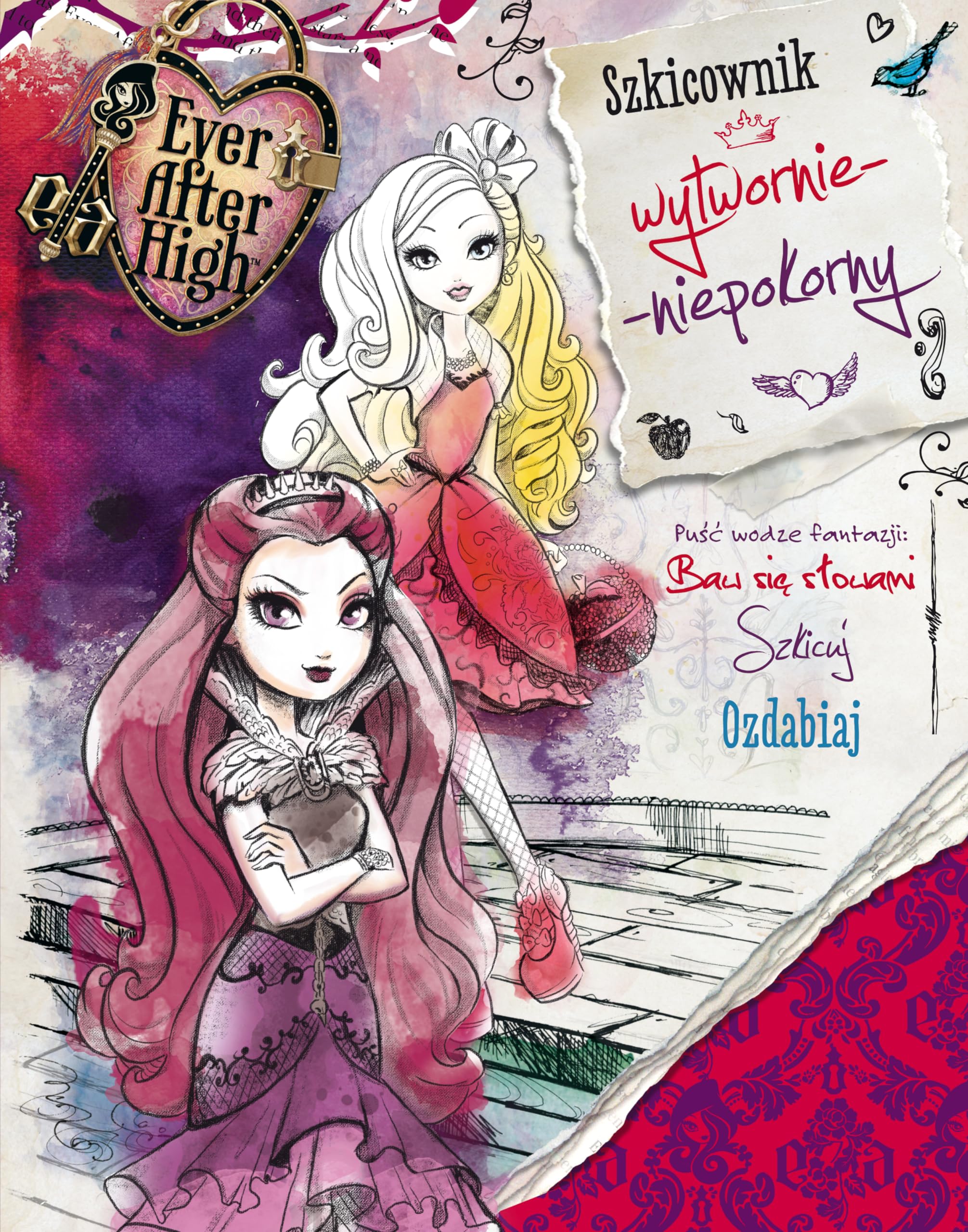 Szkicownik Wytwornie Niepokorny Ever After High Books