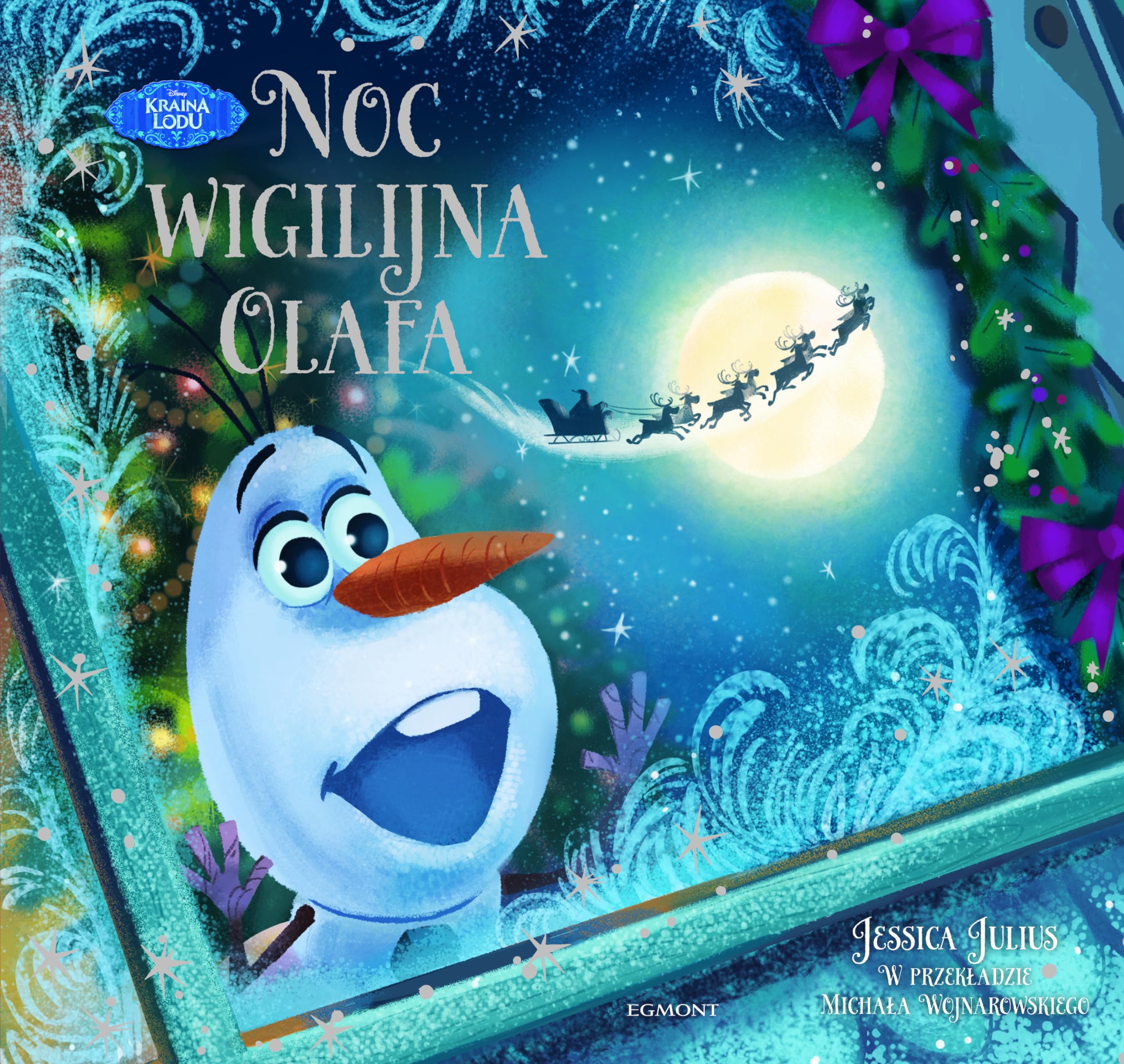 Noc wigilijna Olafa. Kraina Lodu - Jessica Julius (twarda) Books