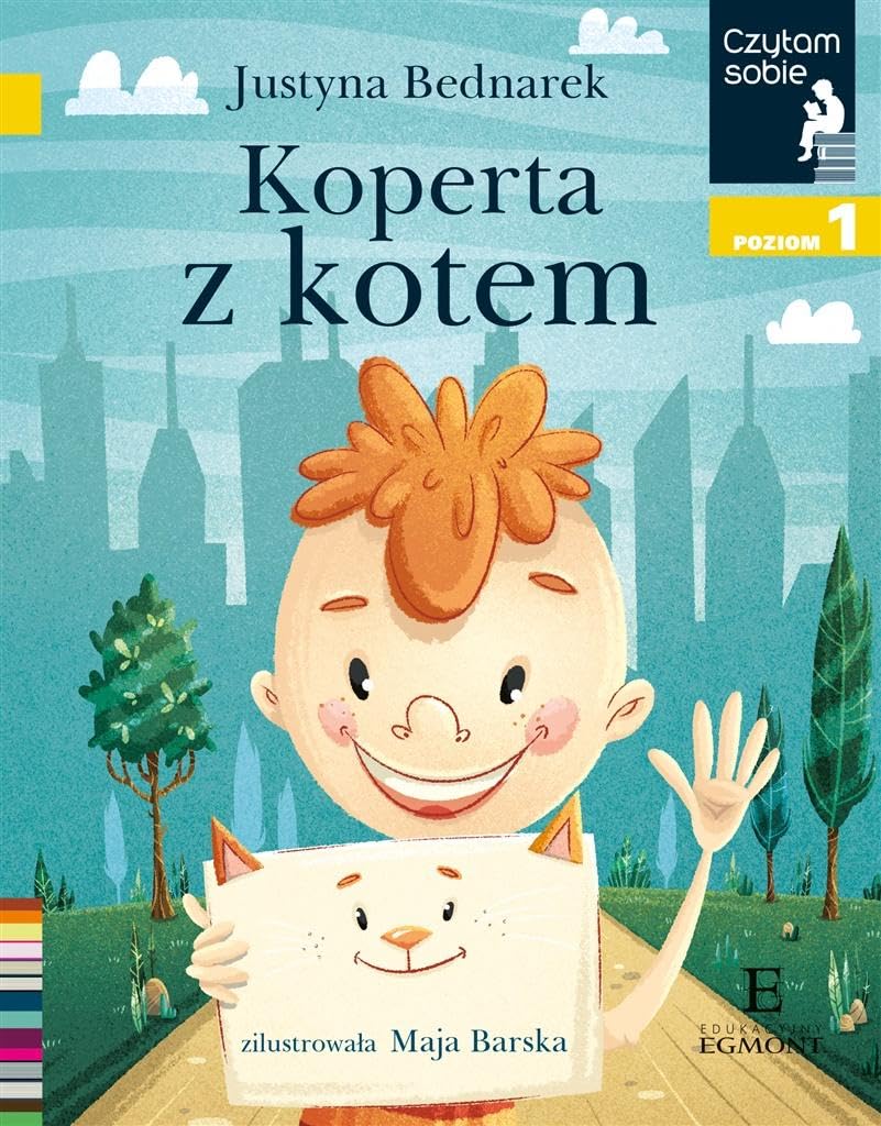 Koperta z kotem. Czytam sobie. Poziom 1 - Justyna Bednarek book