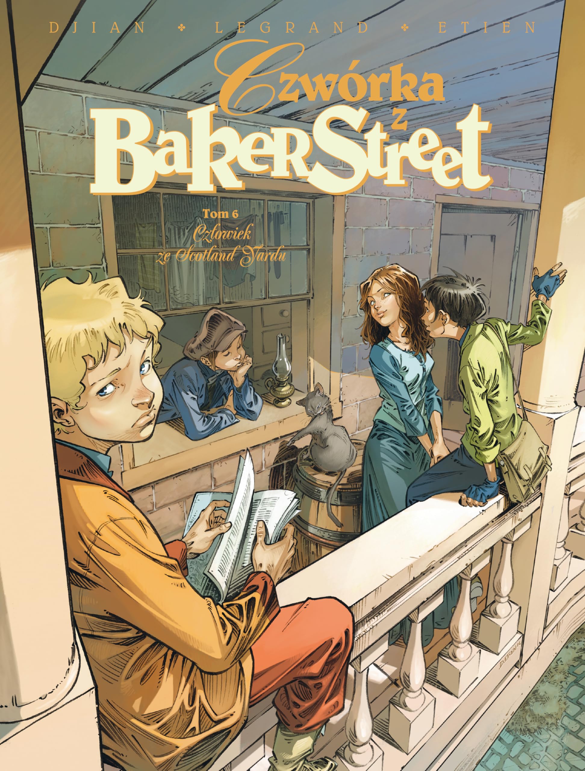 CzĹowiek ze Scotland Yardu. CzwĂlrka z Baker Street (Tom 6) - Jean-Blaise Djian, Olivier Legrand, David Etien Books