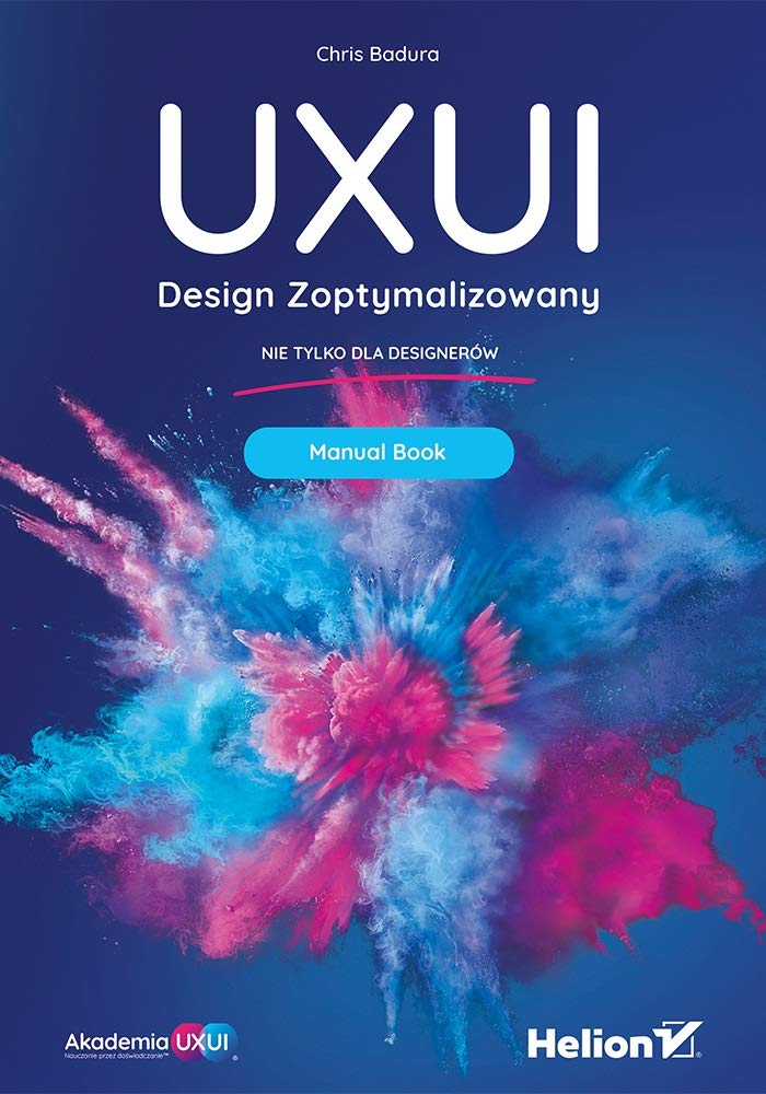 UXUI Design Zoptymalizowany Manual Book Books