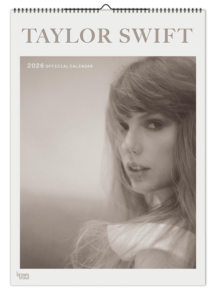 Taylor Swift OFFICIAL | 2026 11.7 x 16.5 Inch (Hanging) Monthly A3 Poster Wall Calendar Arts & Music