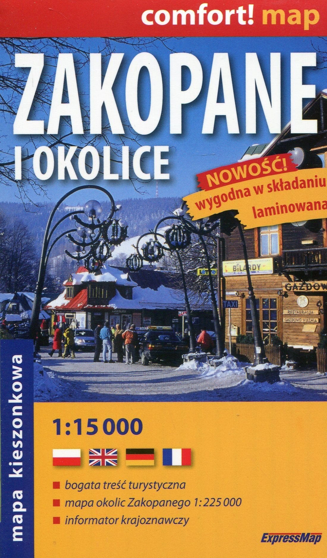 ZAKOPANE ET SA REGION 1/15.000 book