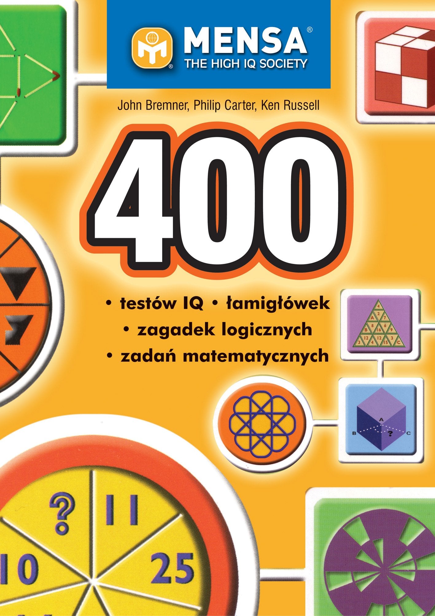 400 testow IQ lamiglowek zagadek logicznych zadan matematycznych Learning & Reference