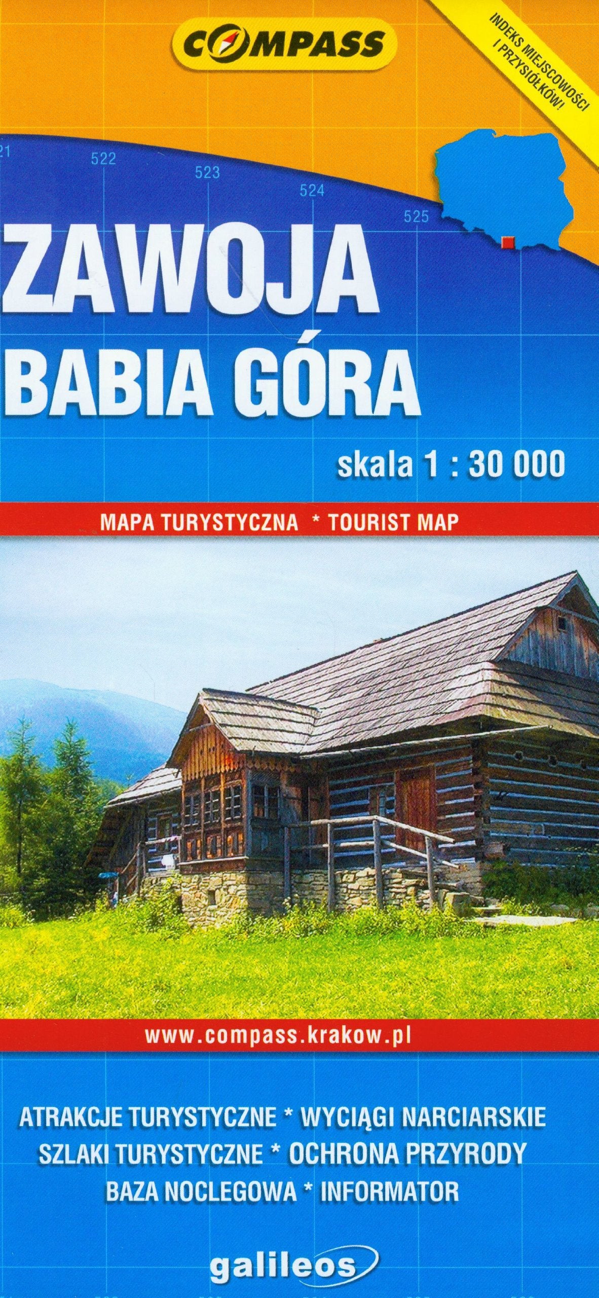 Product Image: Zawoja Babia Góra mapa turystyczna