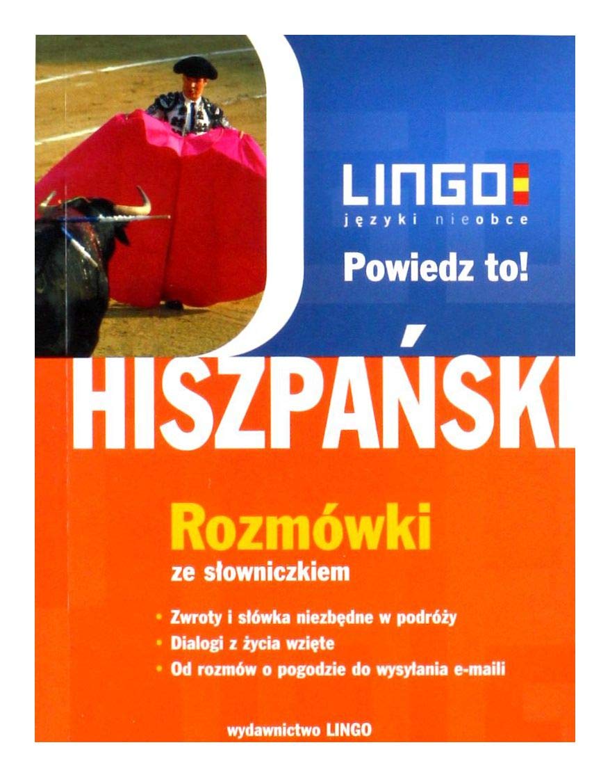 Hiszpański Rozmówki ze słowniczkiem + CD Powiedz to! Books
