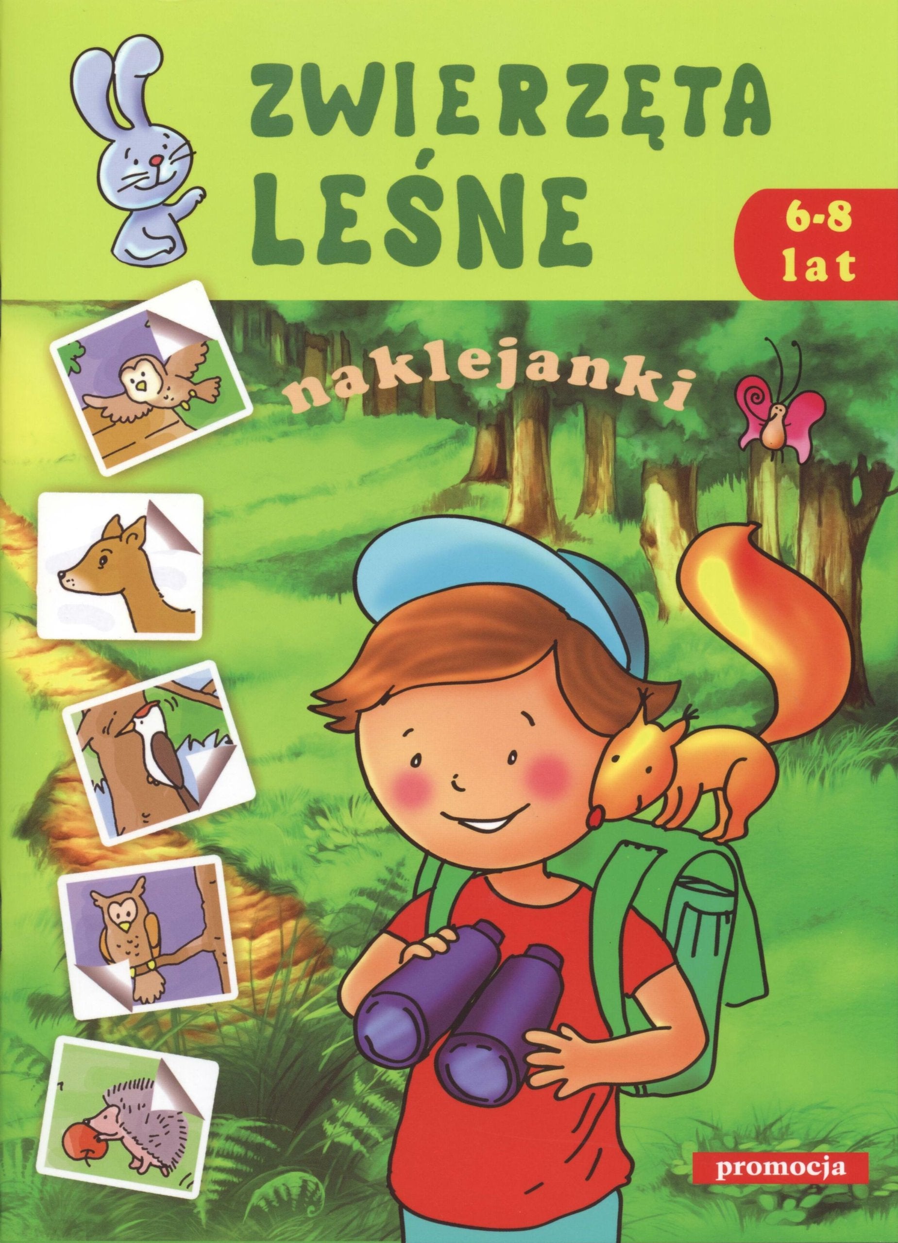 Naklejanki Zwierzęta leśne Books