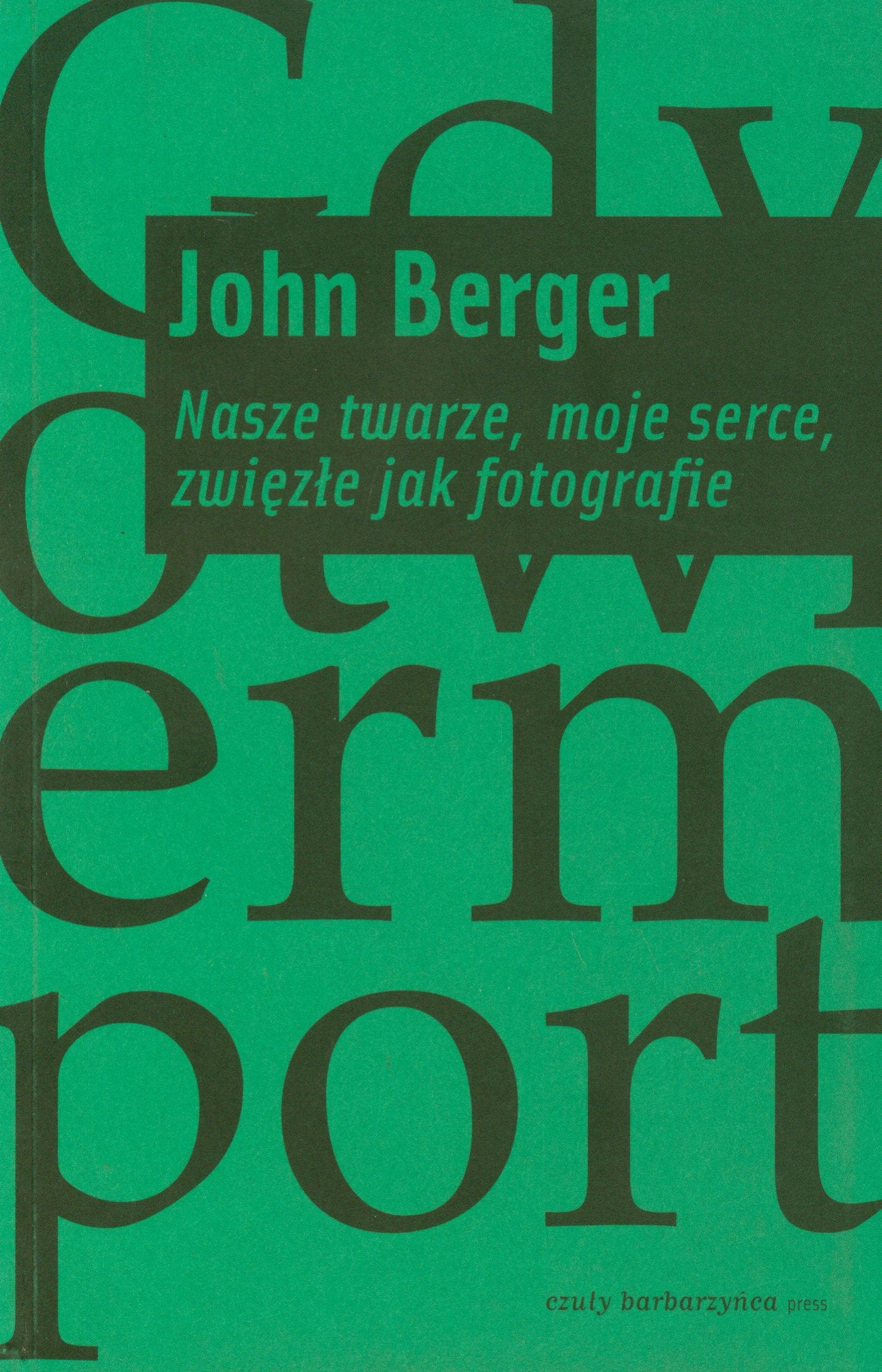 Nasze twarze moje serce zwięzłe jak fotografie book