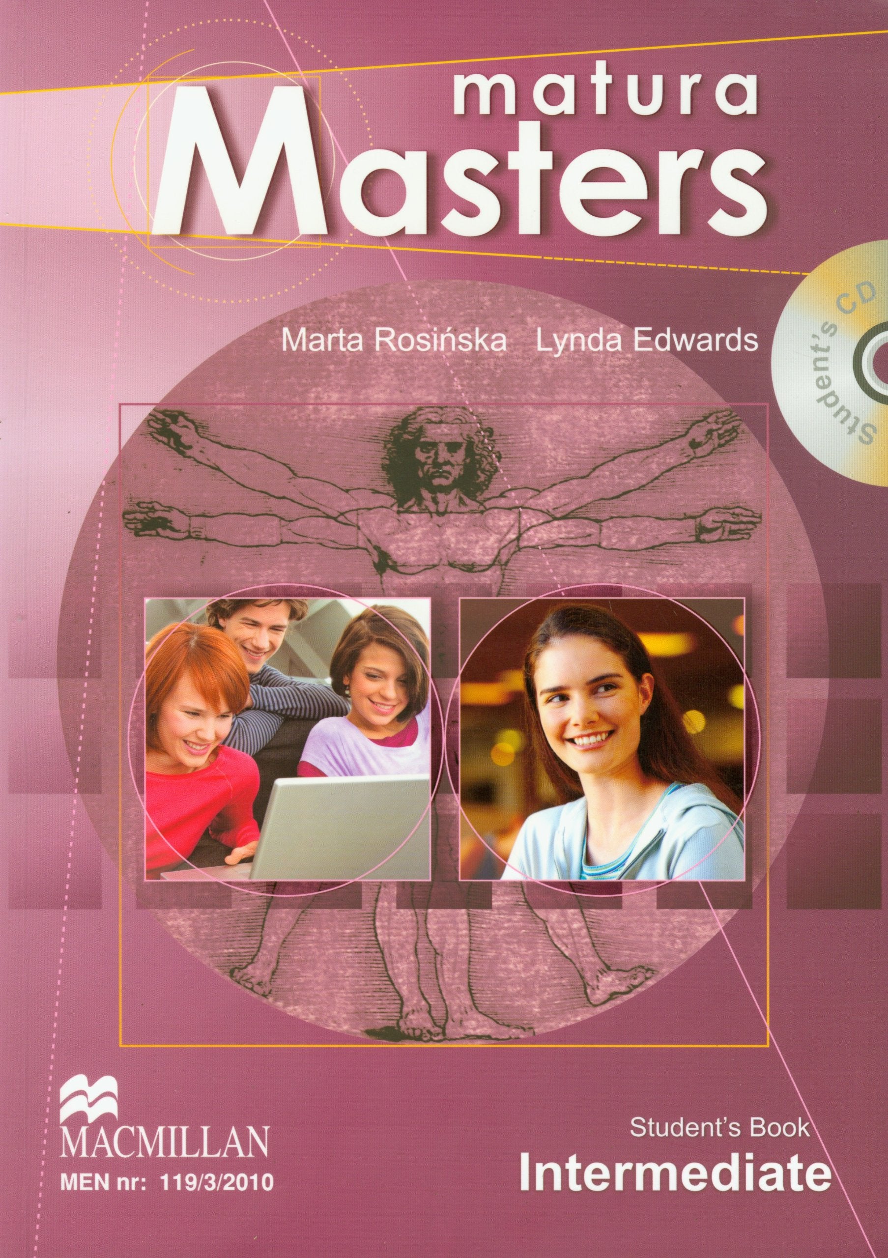 Matura Masters Intermediate Student's Book + CD Poziom B1/B2 Education & Training