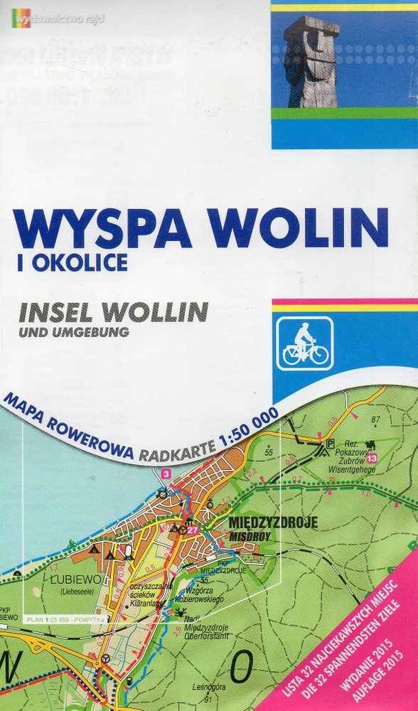 Wyspa Wolin i okolice mapa rowerowa 1:50 000 Maps & Plans