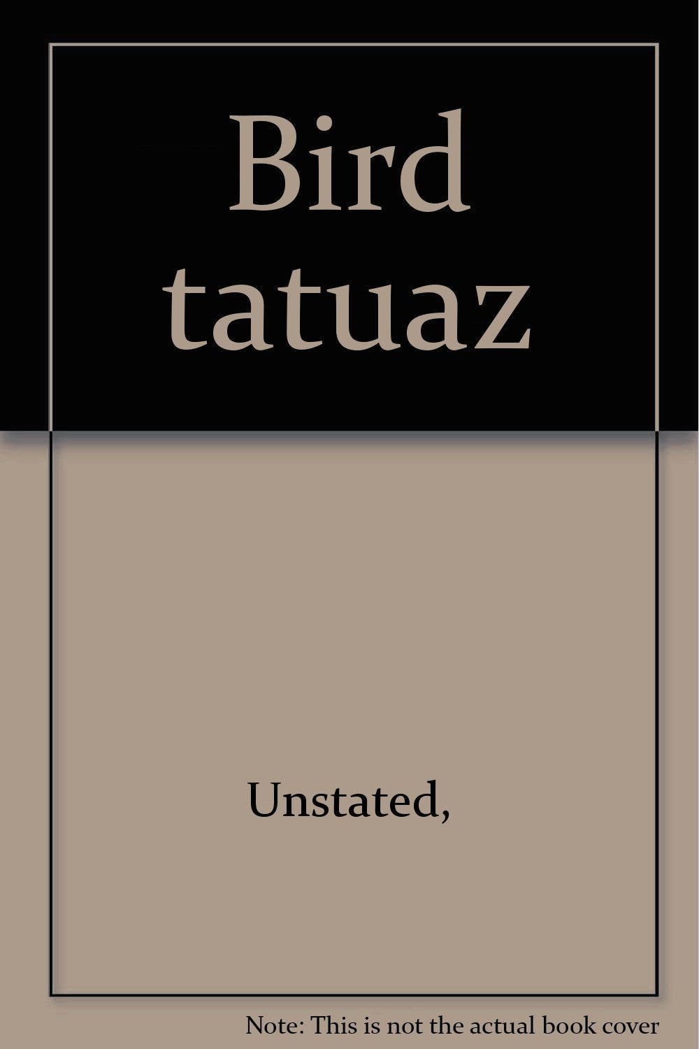 Bird tatuaz Books