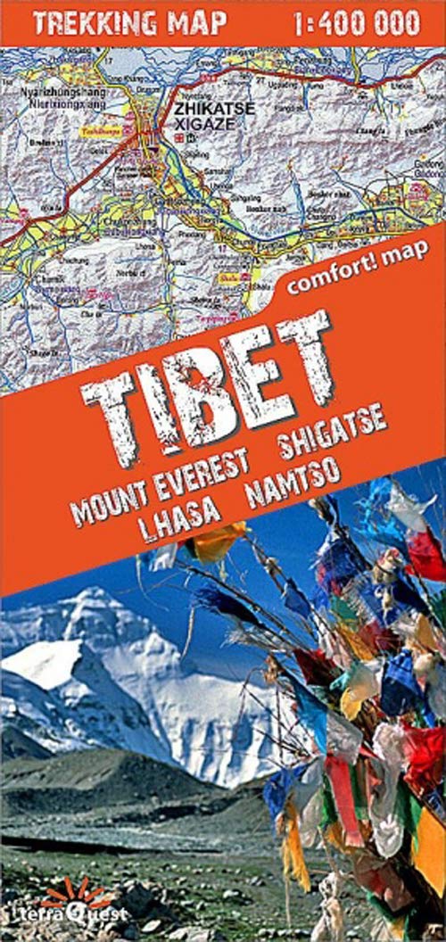 TerraQuest Tibet 1 : 400 000 Leisure, Home & Garden