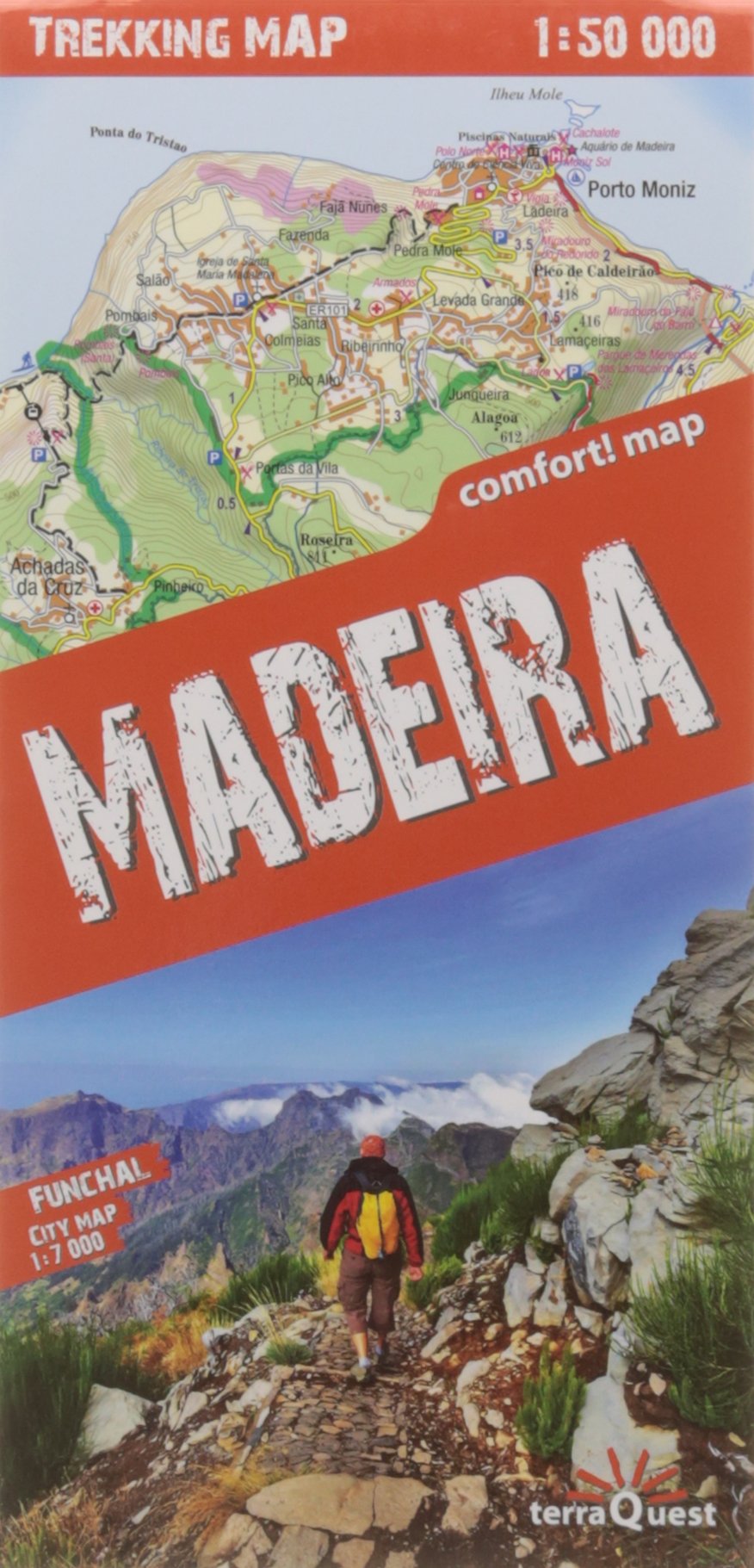 Madère 1/50.000 (Gb) (Trekking Map, Carte Laminée) book