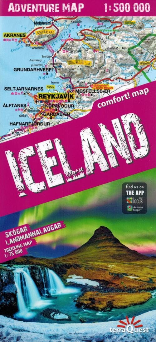 Islande 1/500.000 (carte grand format laminée d'aventure tQ) book