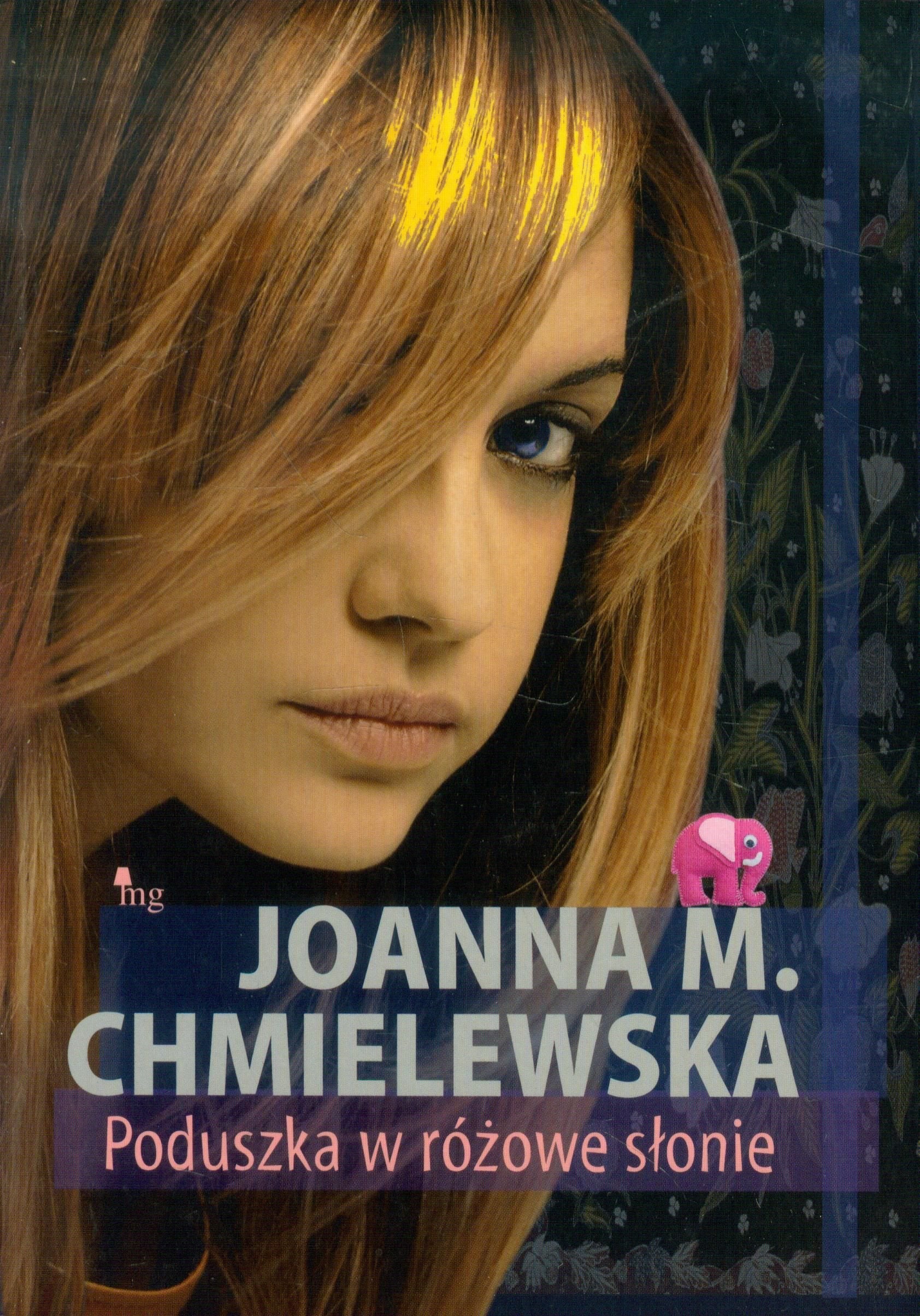 Poduszka w różowe słonie book