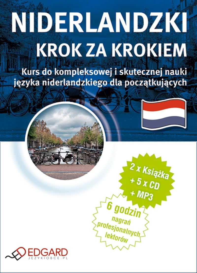 Niderlandzki-krok za krokiem (2 ksiazki + 5 CD Audio + MP3) book