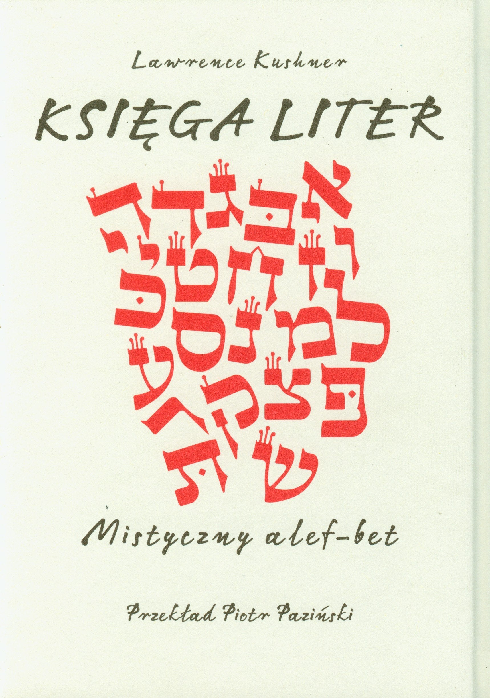 Księga liter: Mistyczny alef-bet book