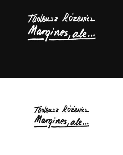 Margines, ale... Books