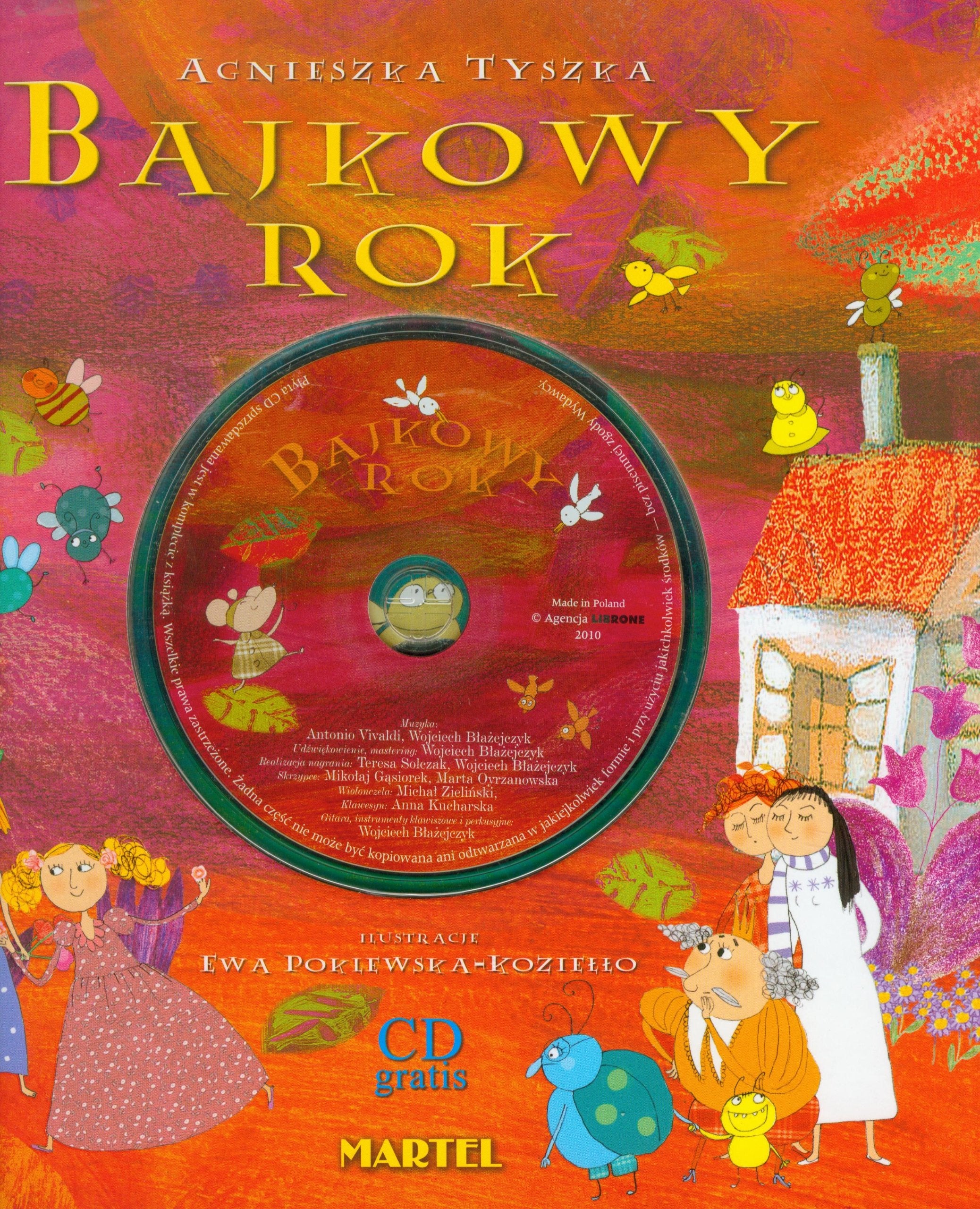 Bajkowy Rok z plyta CD book