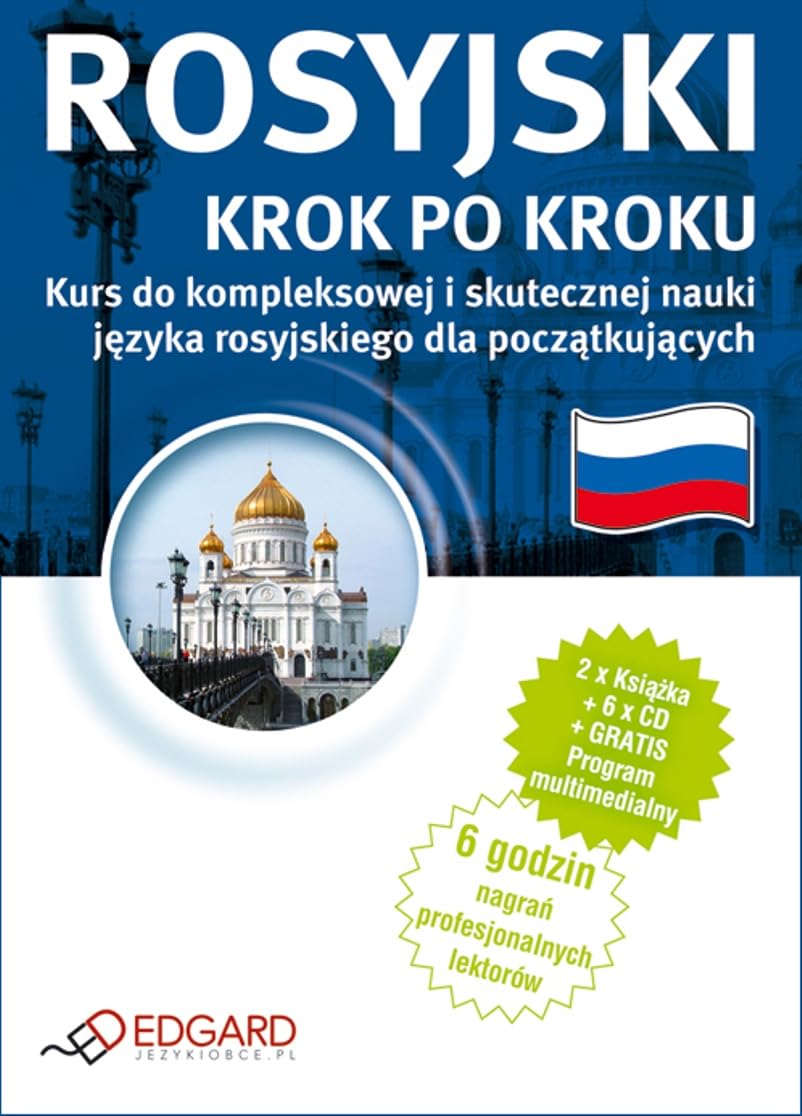 Rosyjski - krok po kroku. Audio kurs (2 x ksiazka + 5CD + MP3 + program) Books