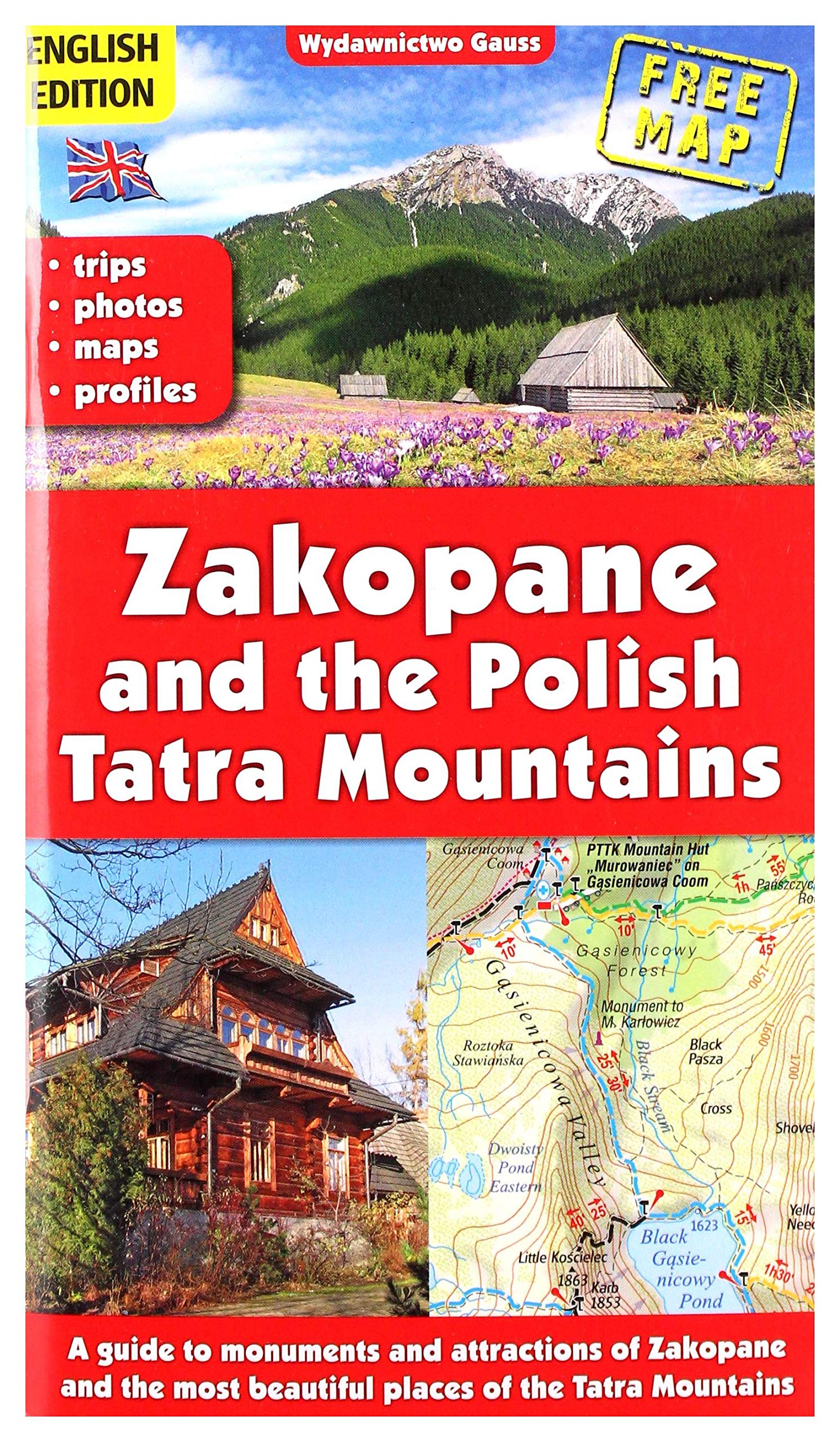 Zakopane i Tatry Polskie. Przewodnik wer. angielska book