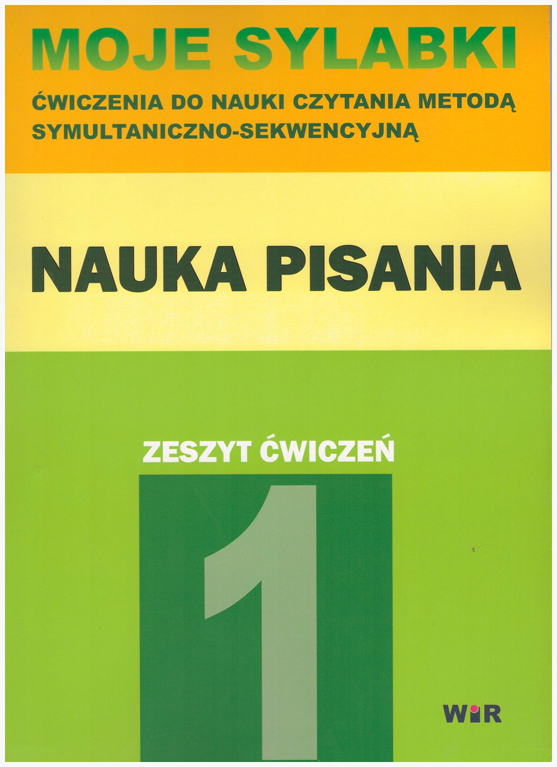 Moje sylabki. Nauka pisania - zeszyt 1 book