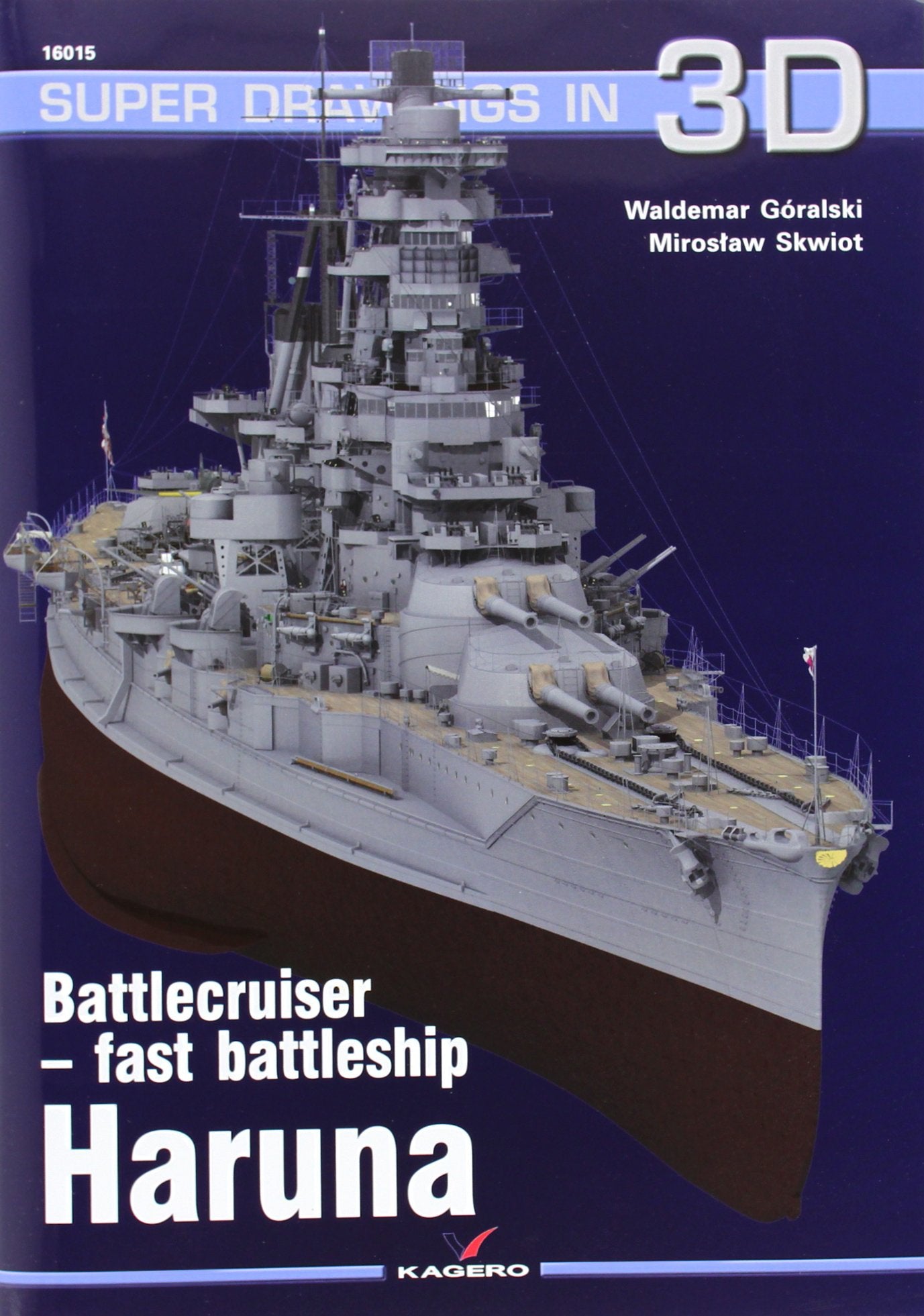 Battlecruiser - Fast Battleship Haruna (Super Drawings in 3d) Hobbies & Crafts