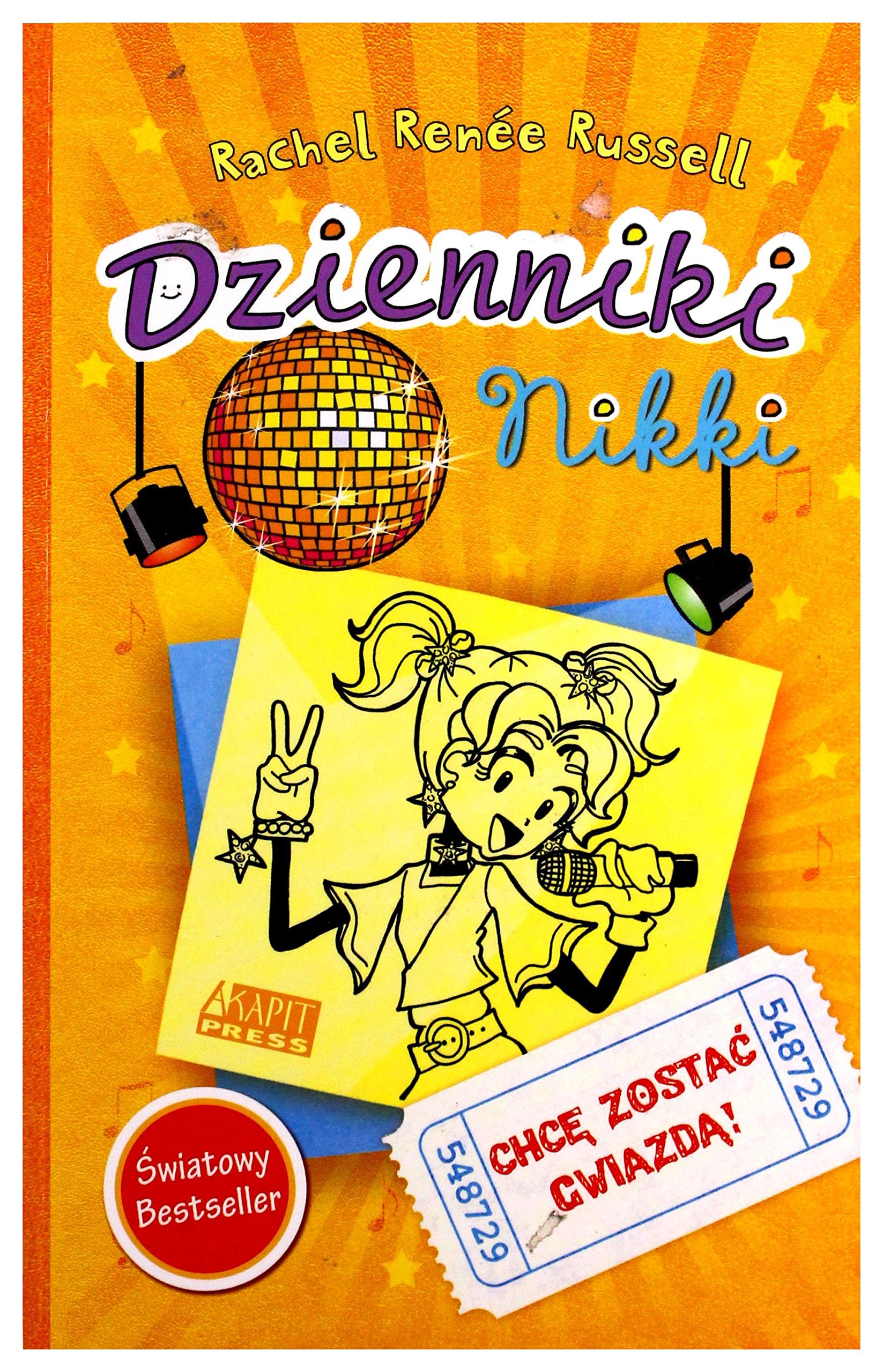 Dzienniki Nikki ChcÄ ZostaÄ GwiazdÄ! - Rachel Renee Russell book