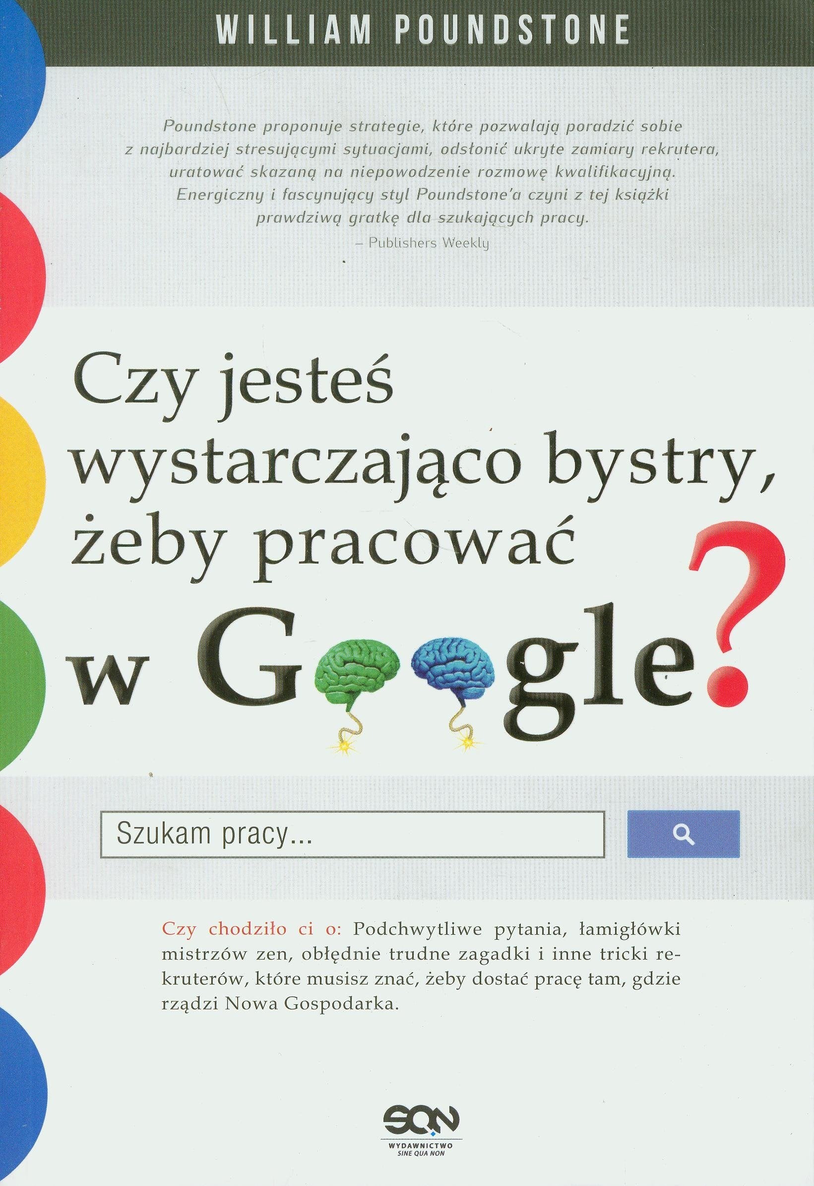 Czy jestes wystarczajaco bystry, zeby pracowac w Google? Business, Finance & Career