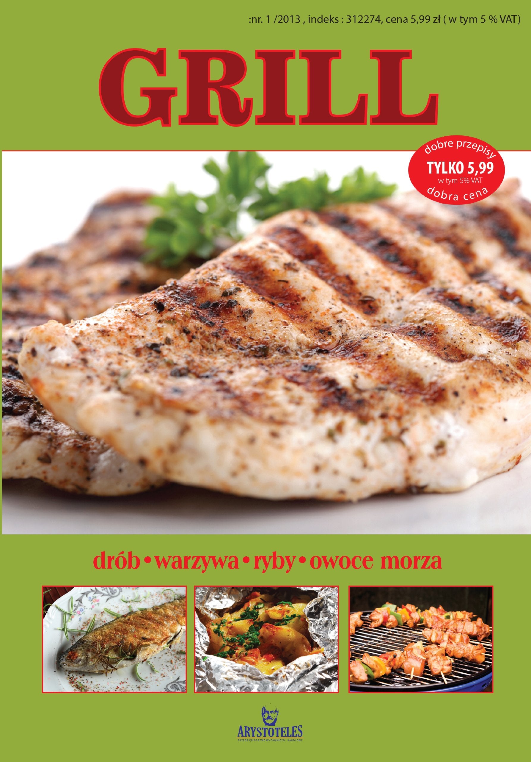 Grill: drób, warzywa , ryby, owoce morza Books