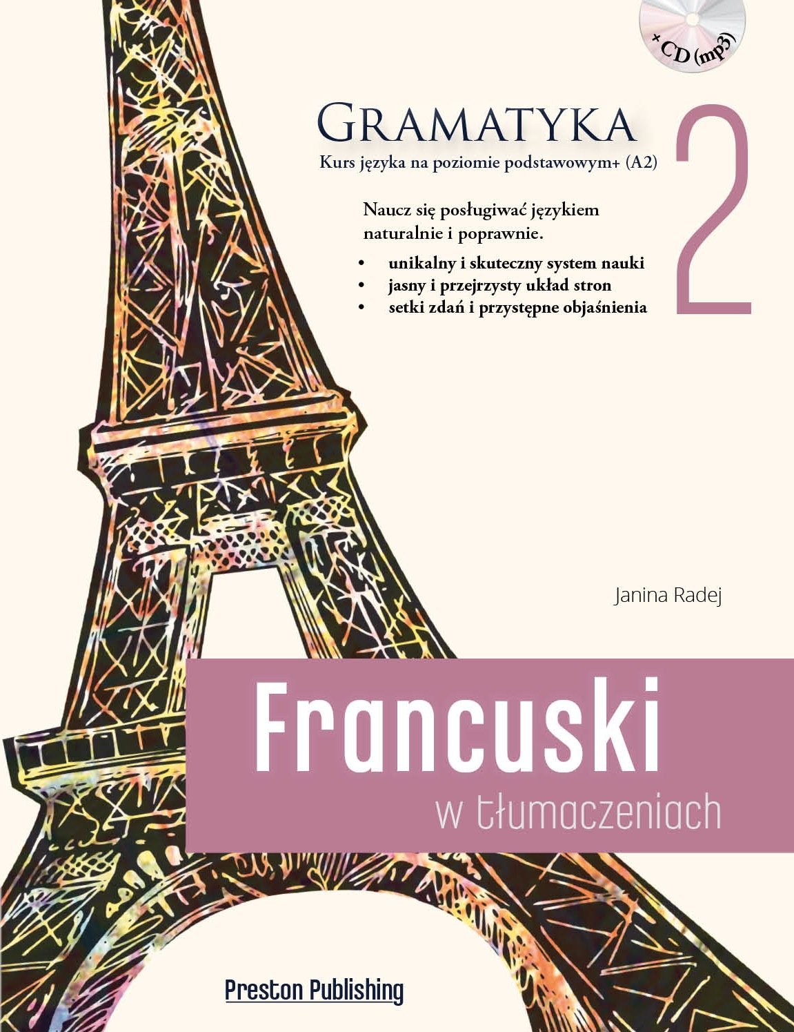 Francuski w tlumaczeniach Gramatyka + CD mp3 Czesc 2: Skuteczny kurs języka francuskiego A2/B1 Social Sciences