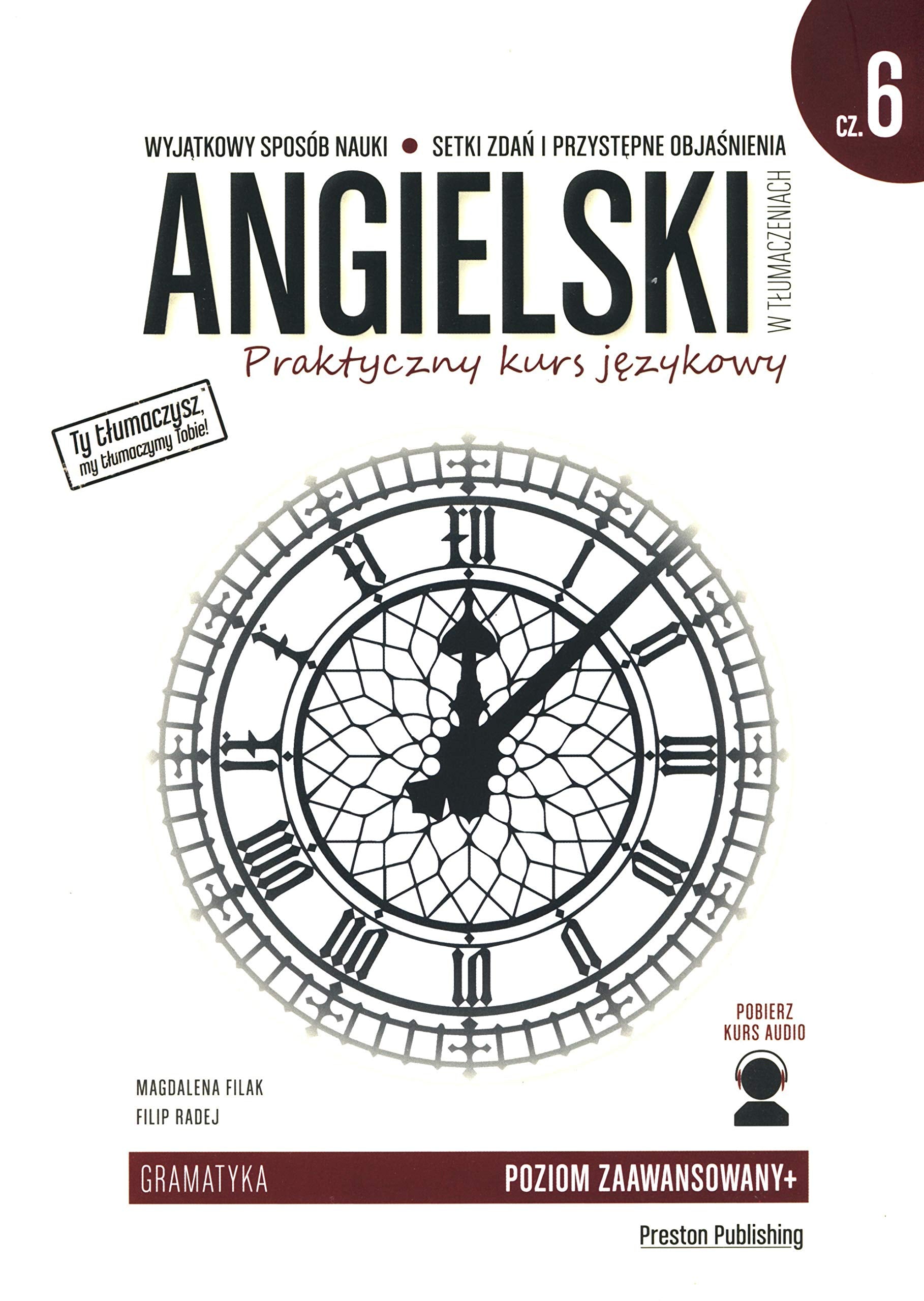 Angielski w tłumaczeniach Gramatyka 6 Books